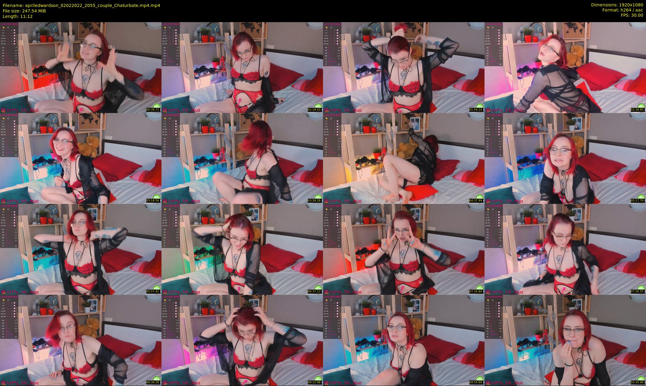 apriledwardson — 12 minute Chaturbate couple cam show recording, 1080p, Feb 2, 2022