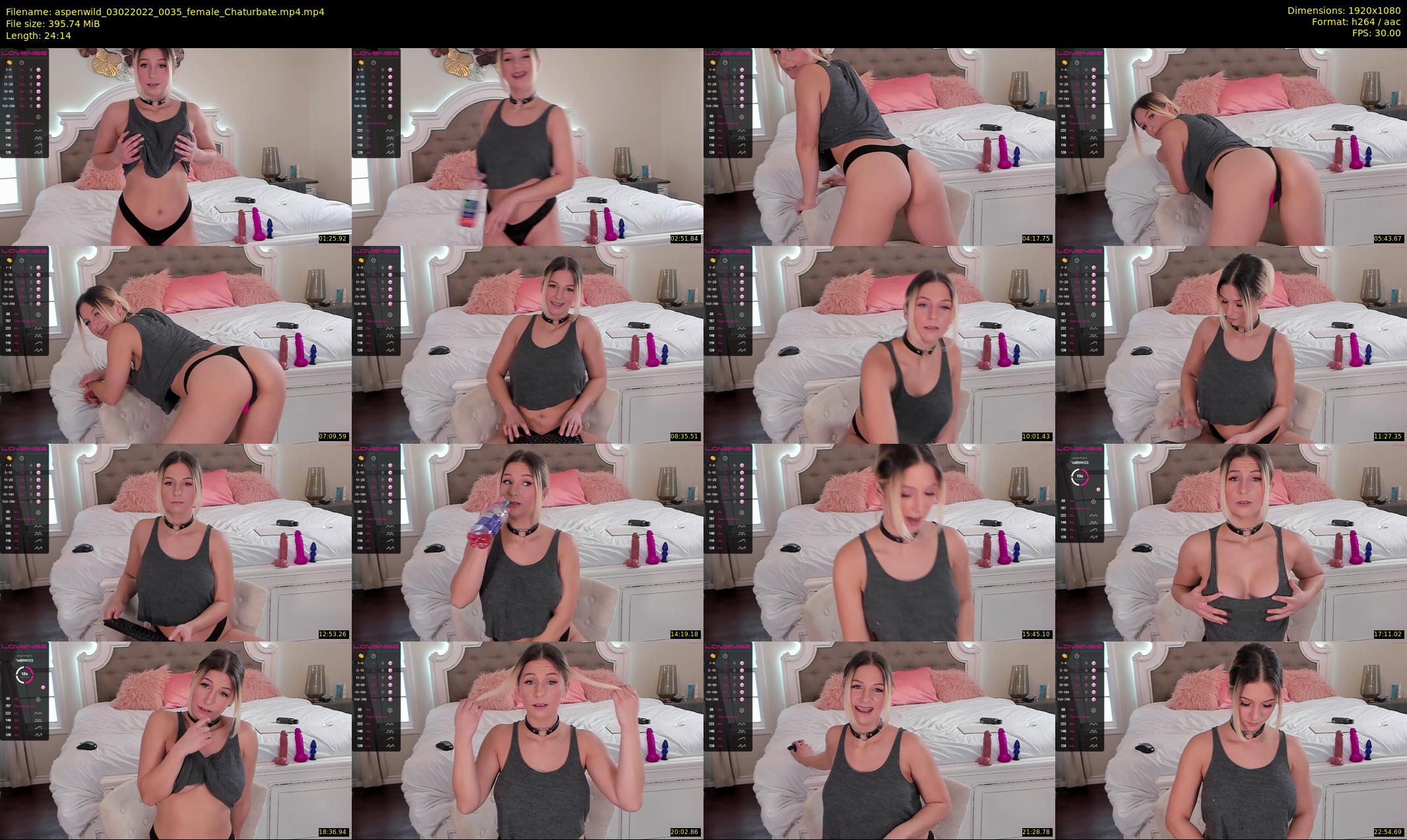 aspenwild — 25 minute Chaturbate female cam show recording, 1080p, Feb 3, 2022