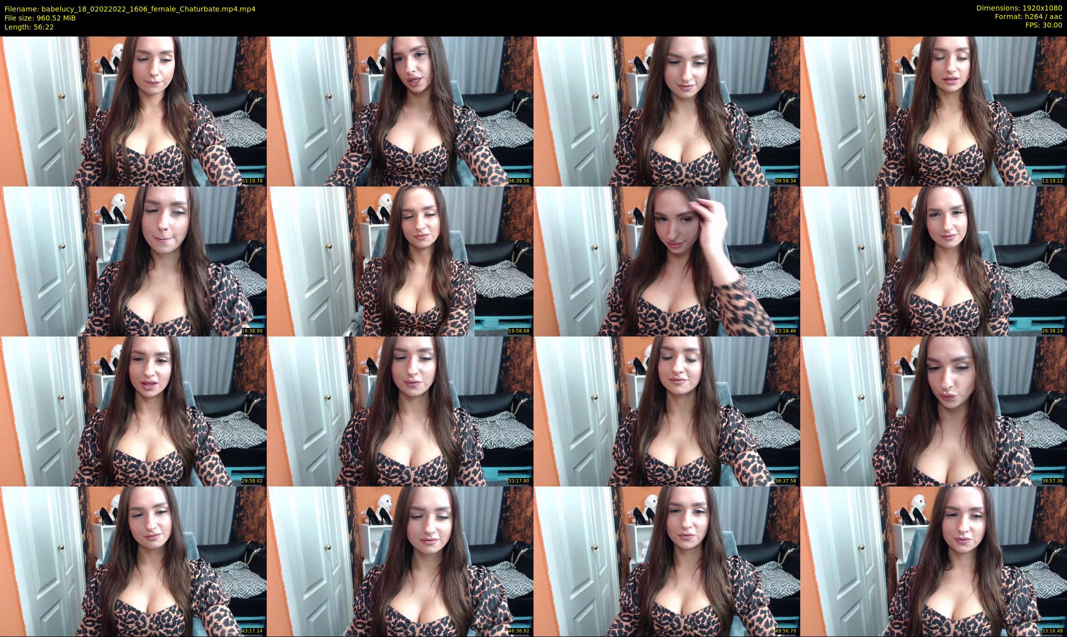 babelucy_18 — 57 minute Chaturbate female cam show recording, 1080p, Feb 2, 2022