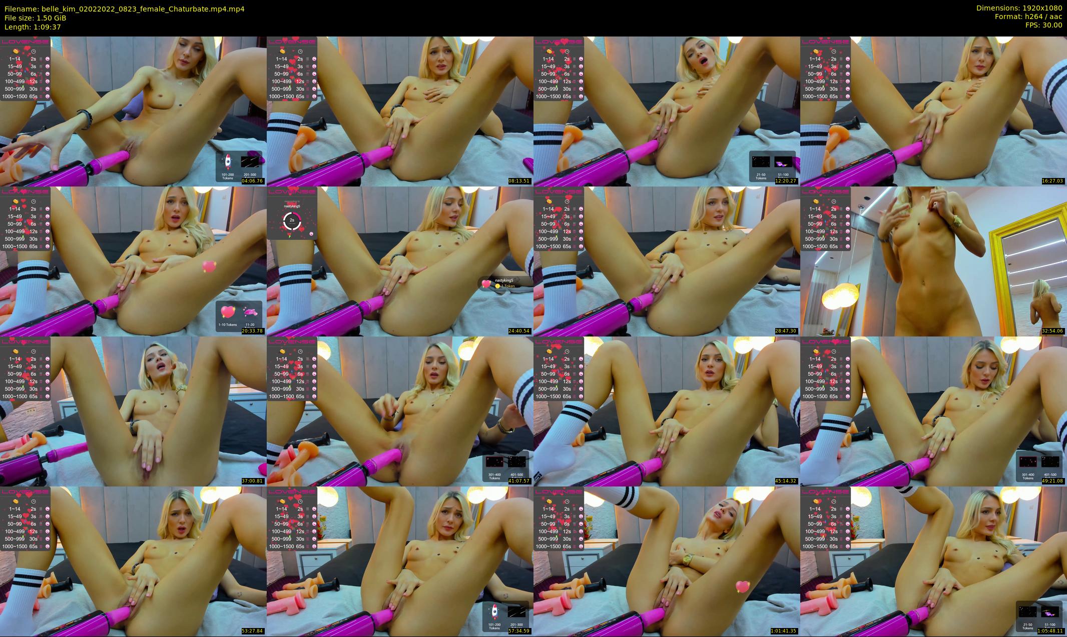 belle_kim — 70 minute Chaturbate female cam show recording, 1080p, Feb 2, 2022