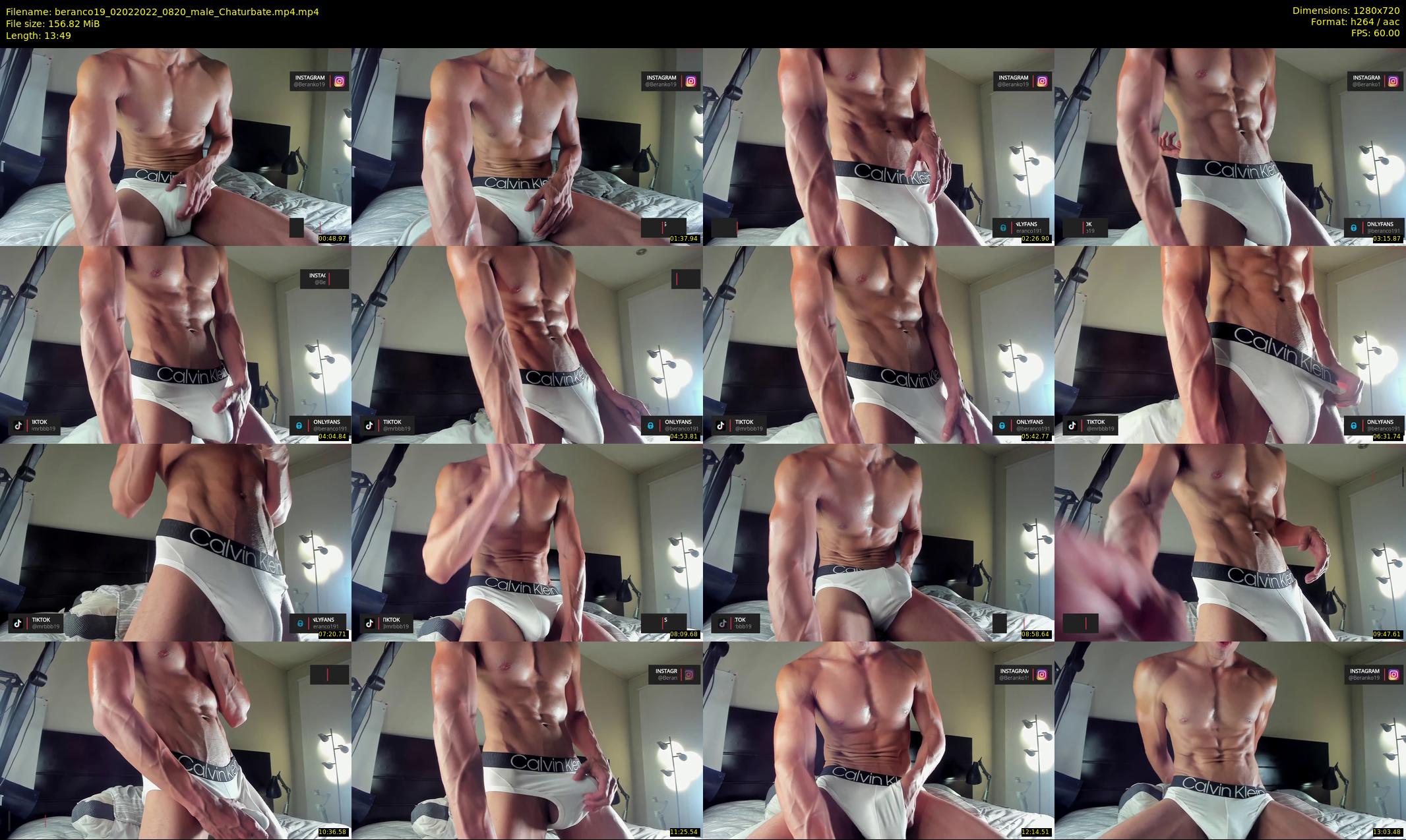 beranco19 — 14 minute Chaturbate male cam show recording, 720p, Feb 2, 2022