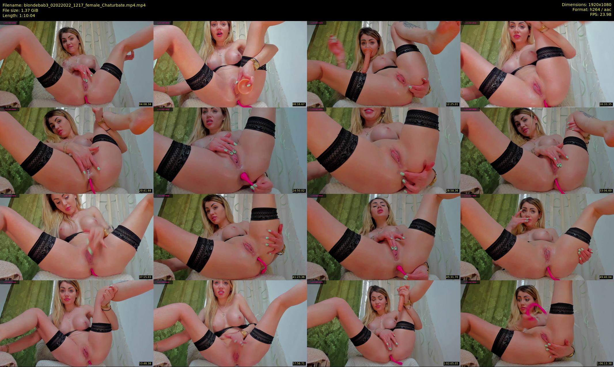 blondebab3 — 71 minute Chaturbate female cam show recording, 1080p, Feb 2, 2022