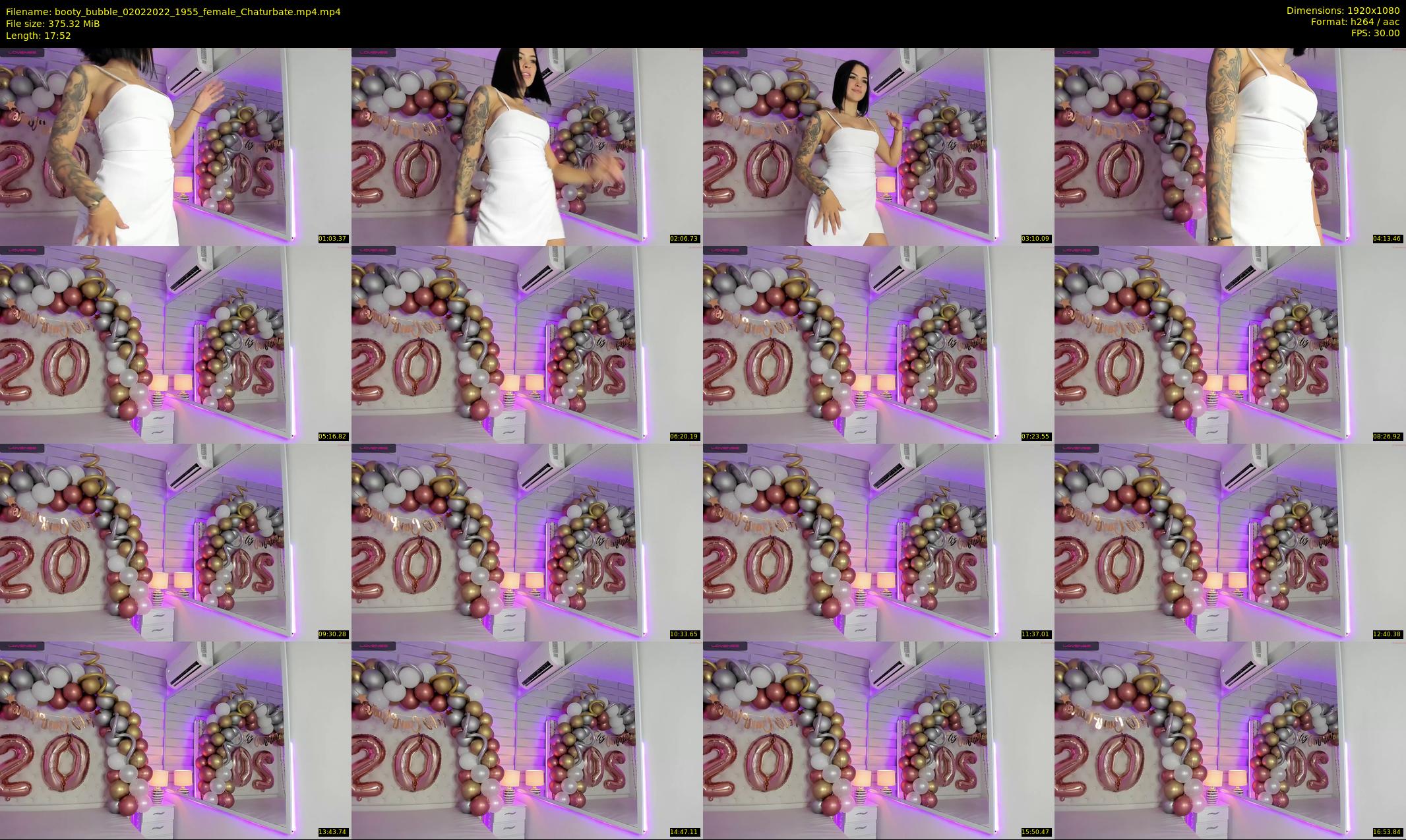 booty_bubble — 18 minute Chaturbate female cam show recording, 1080p, Feb 2, 2022