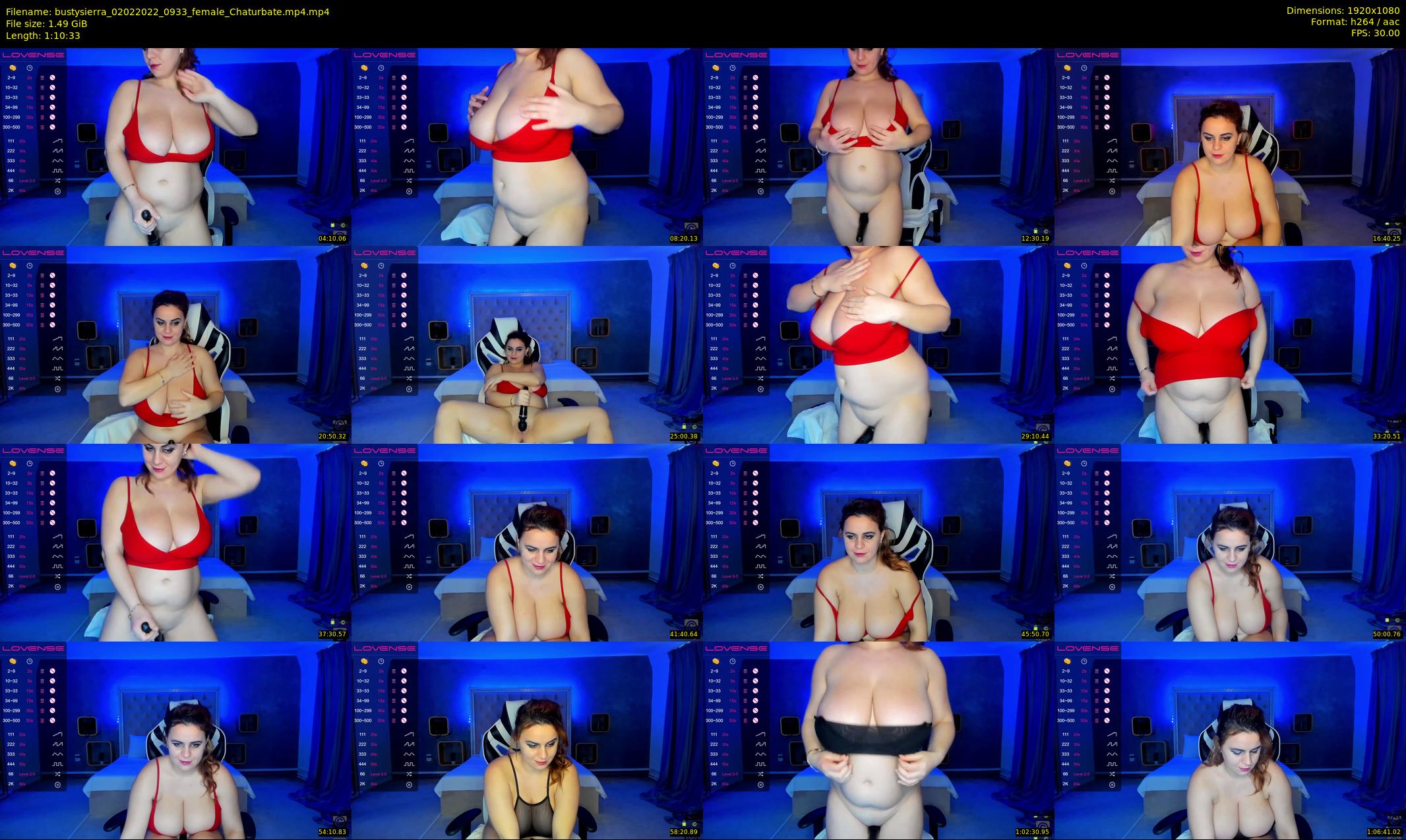 bustysierra — 71 minute Chaturbate female cam show recording, 1080p, Feb 2, 2022