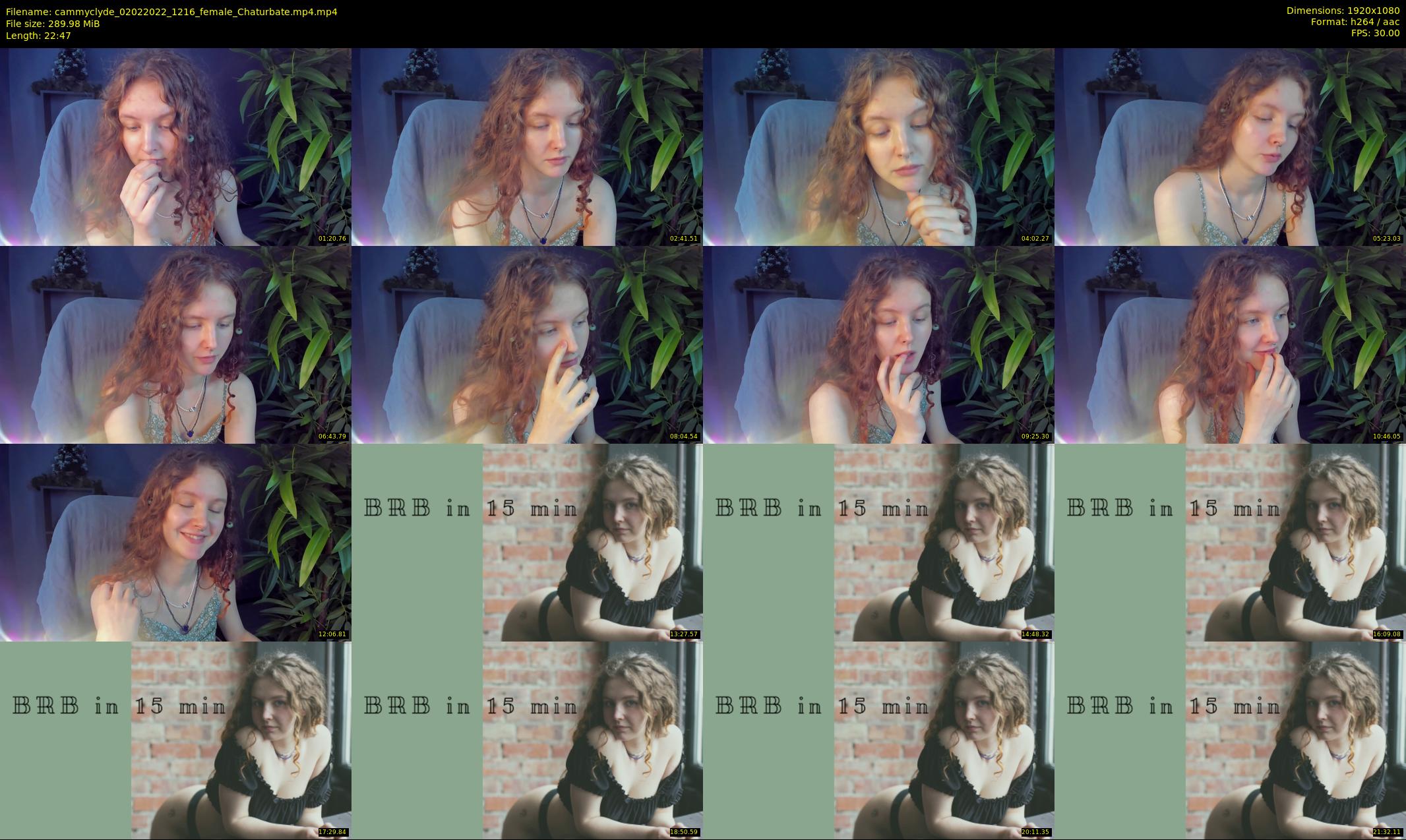 cammyclyde — 23 minute Chaturbate female cam show recording, 1080p, Feb 2, 2022