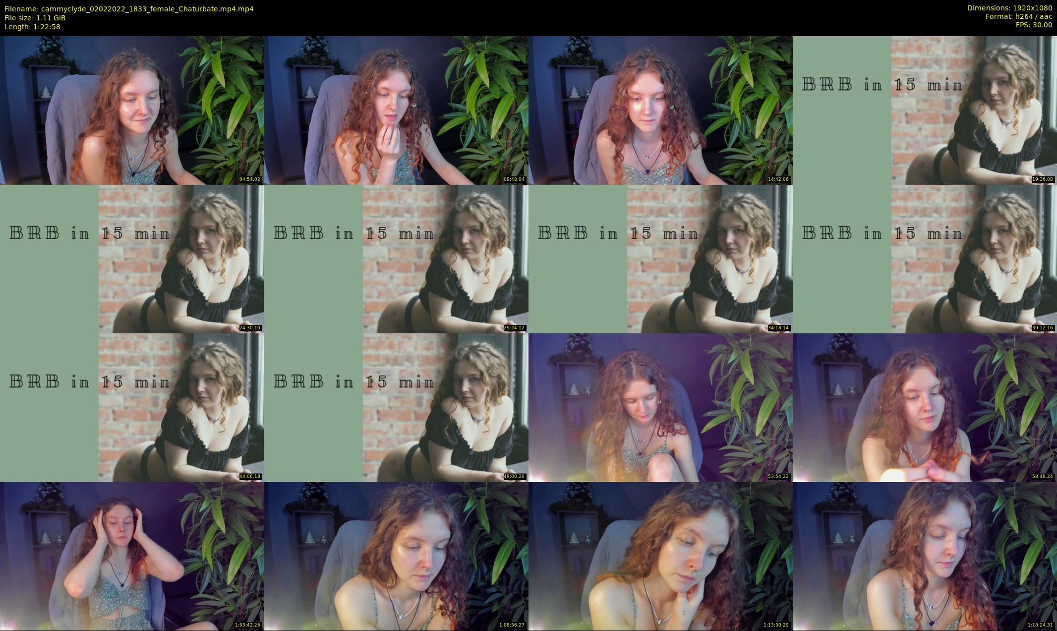 cammyclyde — 83 minute Chaturbate female cam show recording, 1080p, Feb 2, 2022