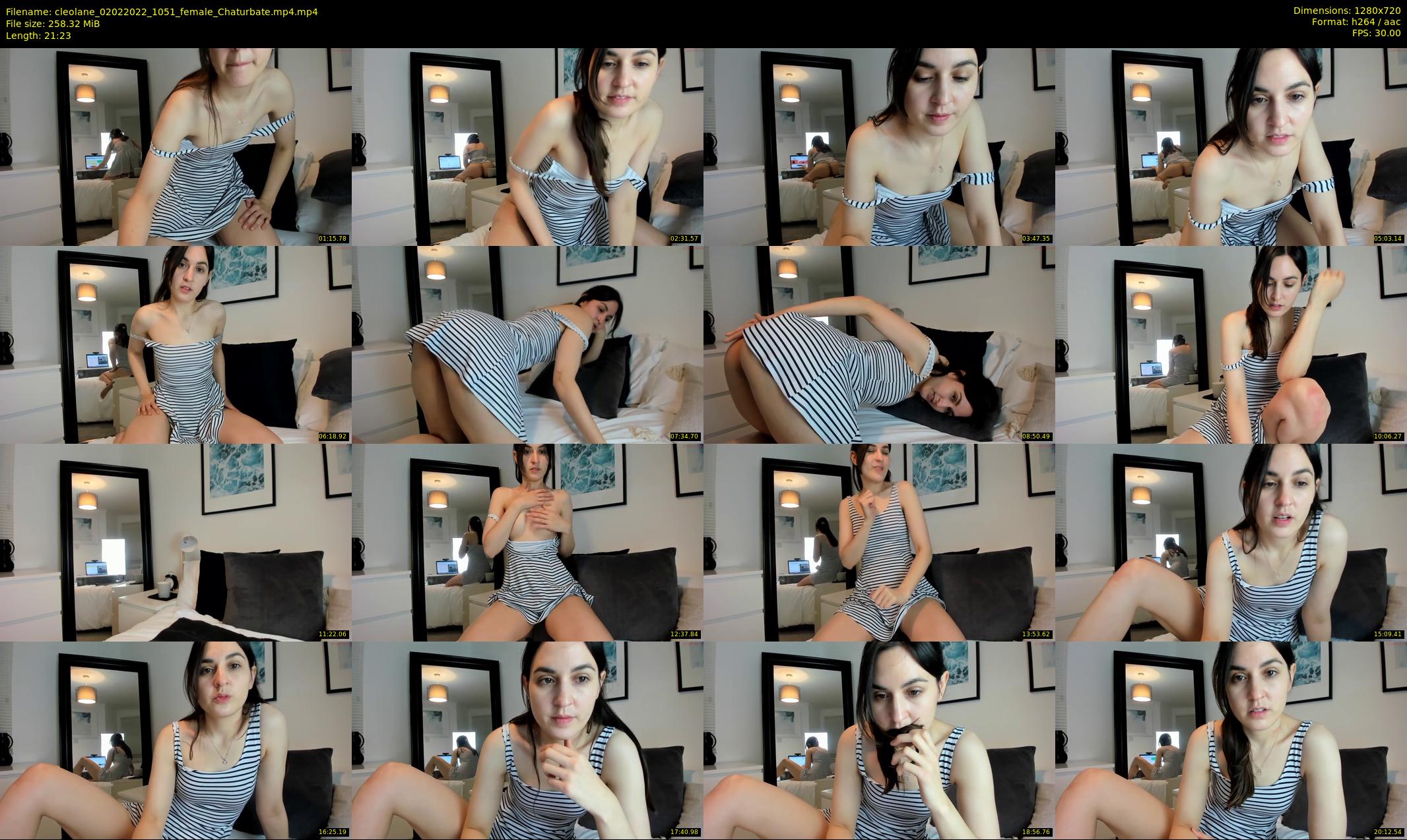 cleolane — 22 minute Chaturbate female cam show recording, 720p, Feb 2, 2022