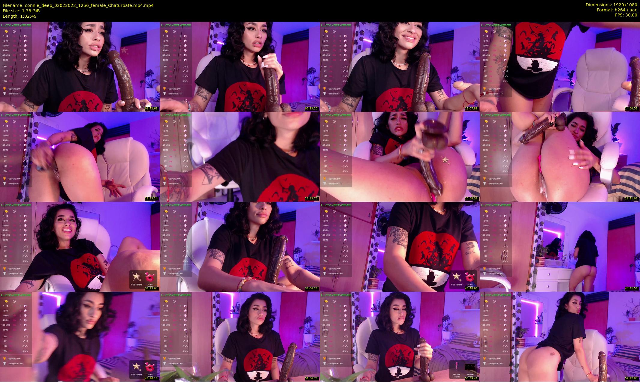 connie_deep — 63 minute Chaturbate female cam show recording, 1080p, Feb 2, 2022