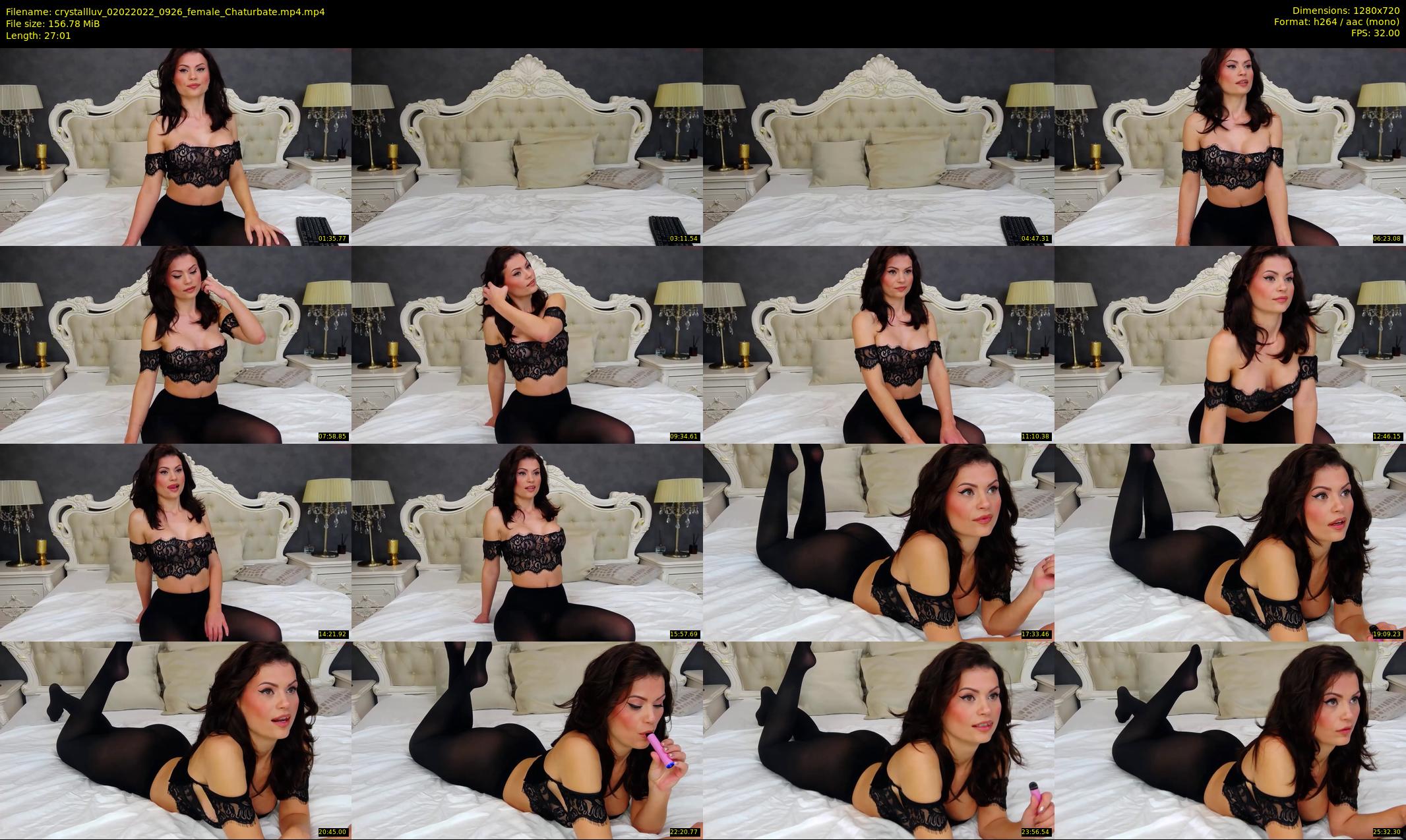crystallluv — 28 minute Chaturbate female cam show recording, 720p, Feb 2, 2022