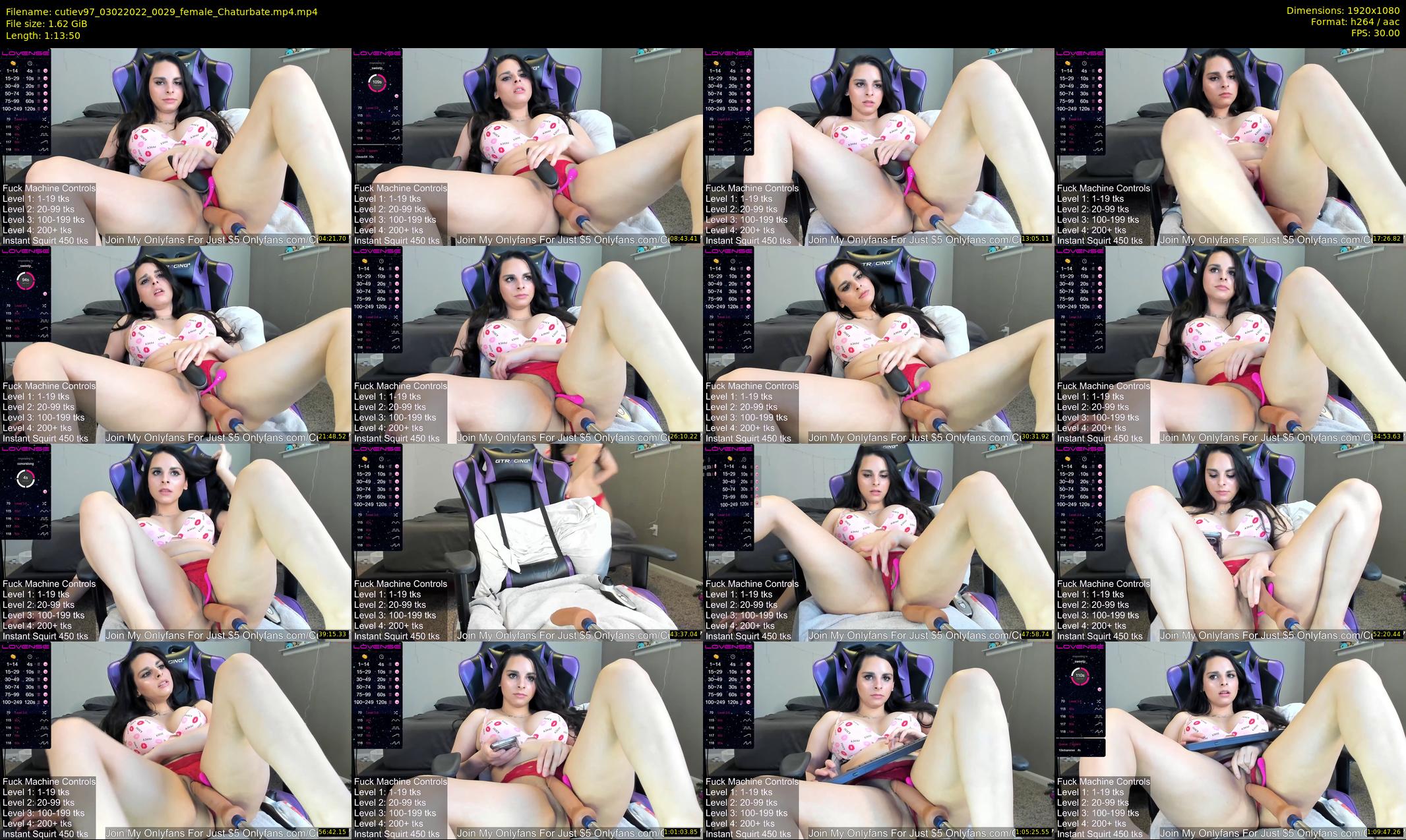 cutiev97 — 74 minute Chaturbate couple cam show recording, 1080p, Feb 3, 2022