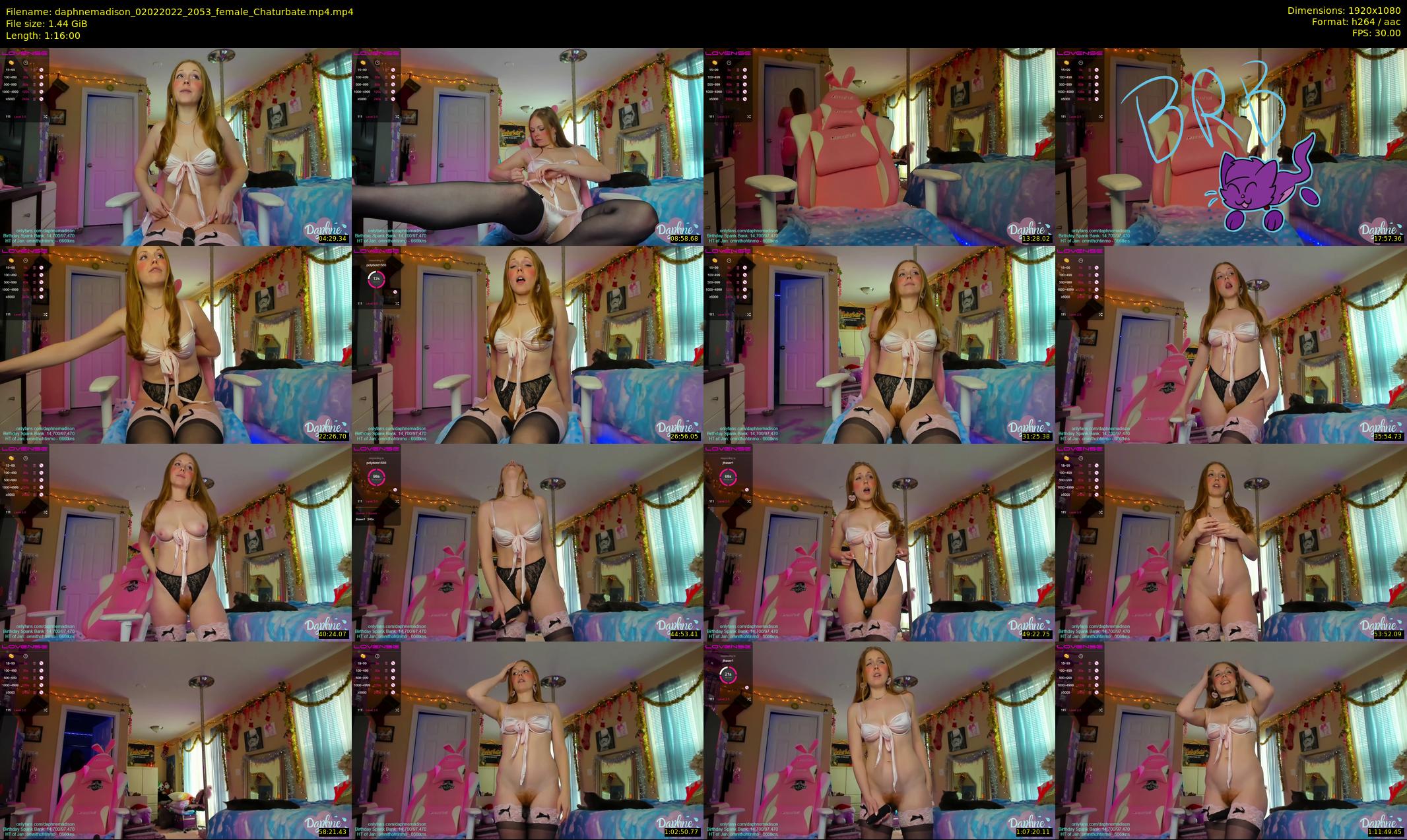 daphnemadison — 76 minute Chaturbate couple cam show recording, 1080p, Feb 2, 2022