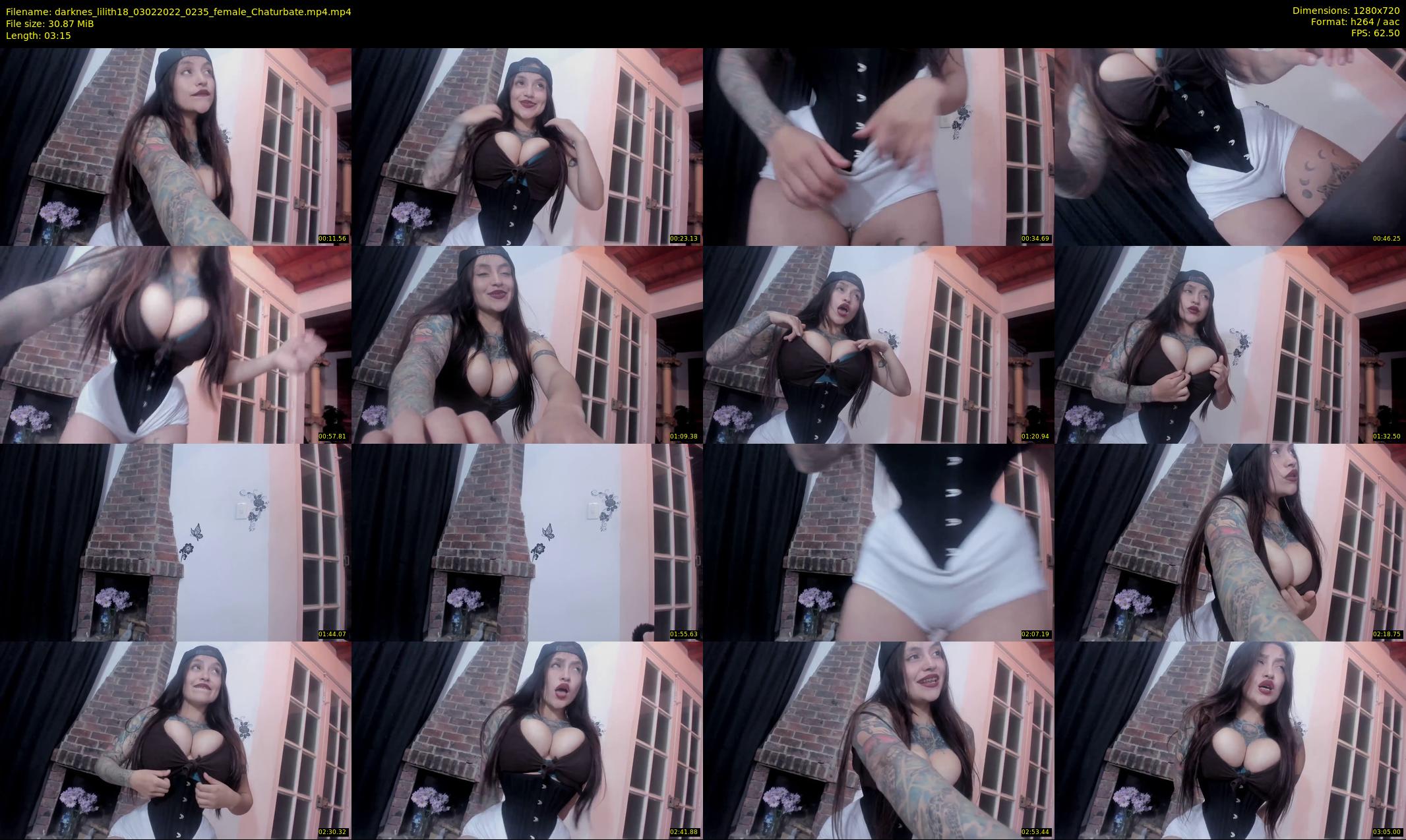 darknes_lilith18 — 4 minute Chaturbate female cam show recording, 720p, Feb 3, 2022