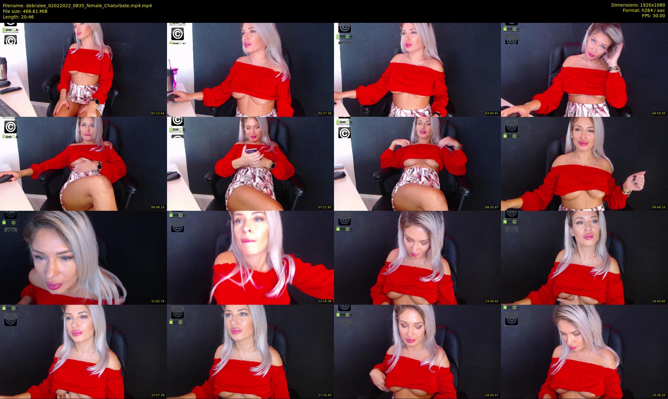 debralee — 21 minute Chaturbate female cam show recording, 1080p, Feb 2, 2022