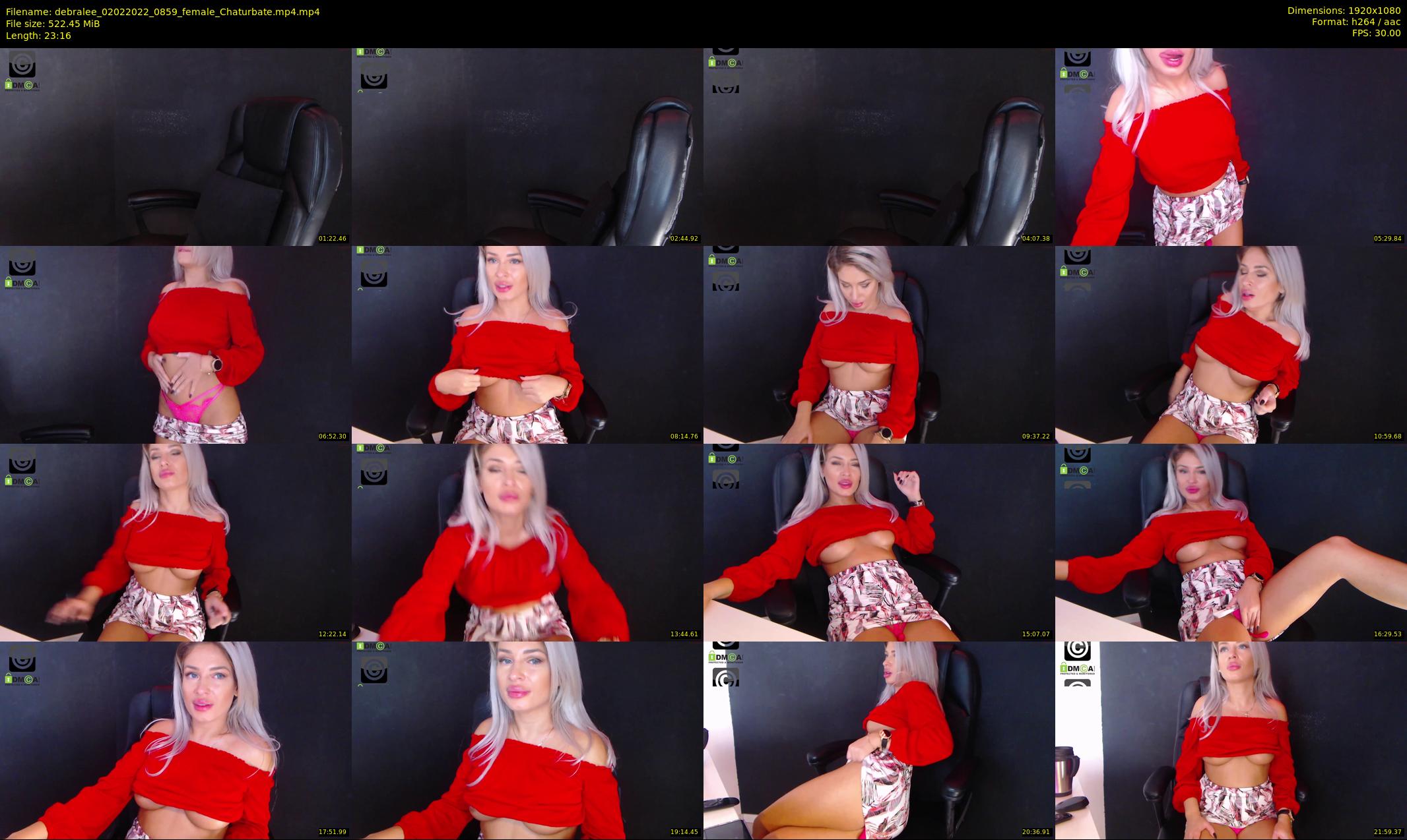 debralee — 24 minute Chaturbate female cam show recording, 1080p, Feb 2, 2022
