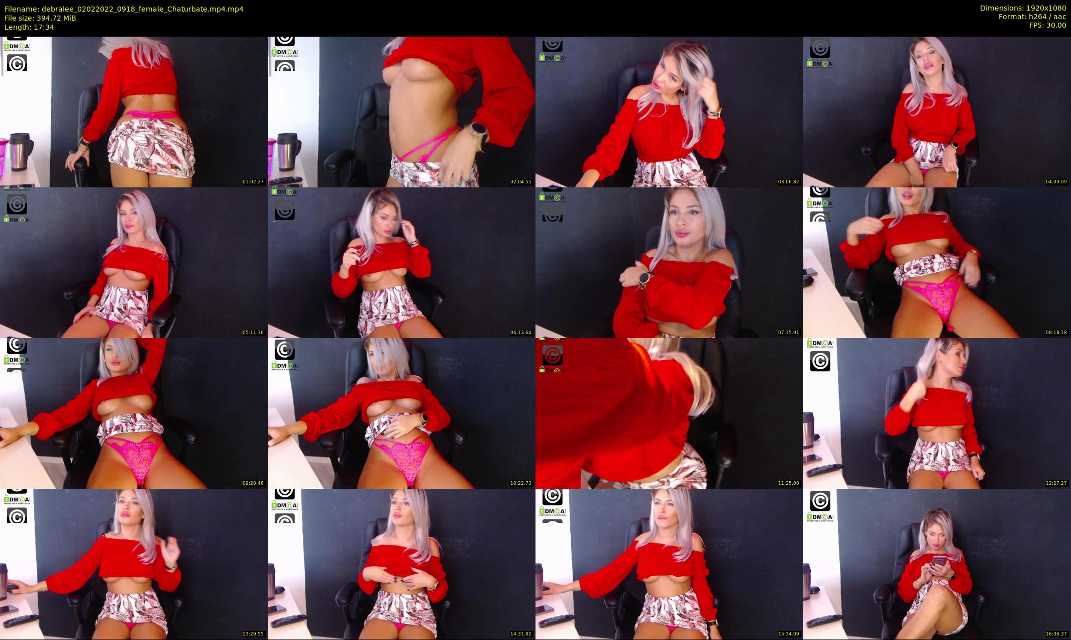 debralee — 18 minute Chaturbate female cam show recording, 1080p, Feb 2, 2022