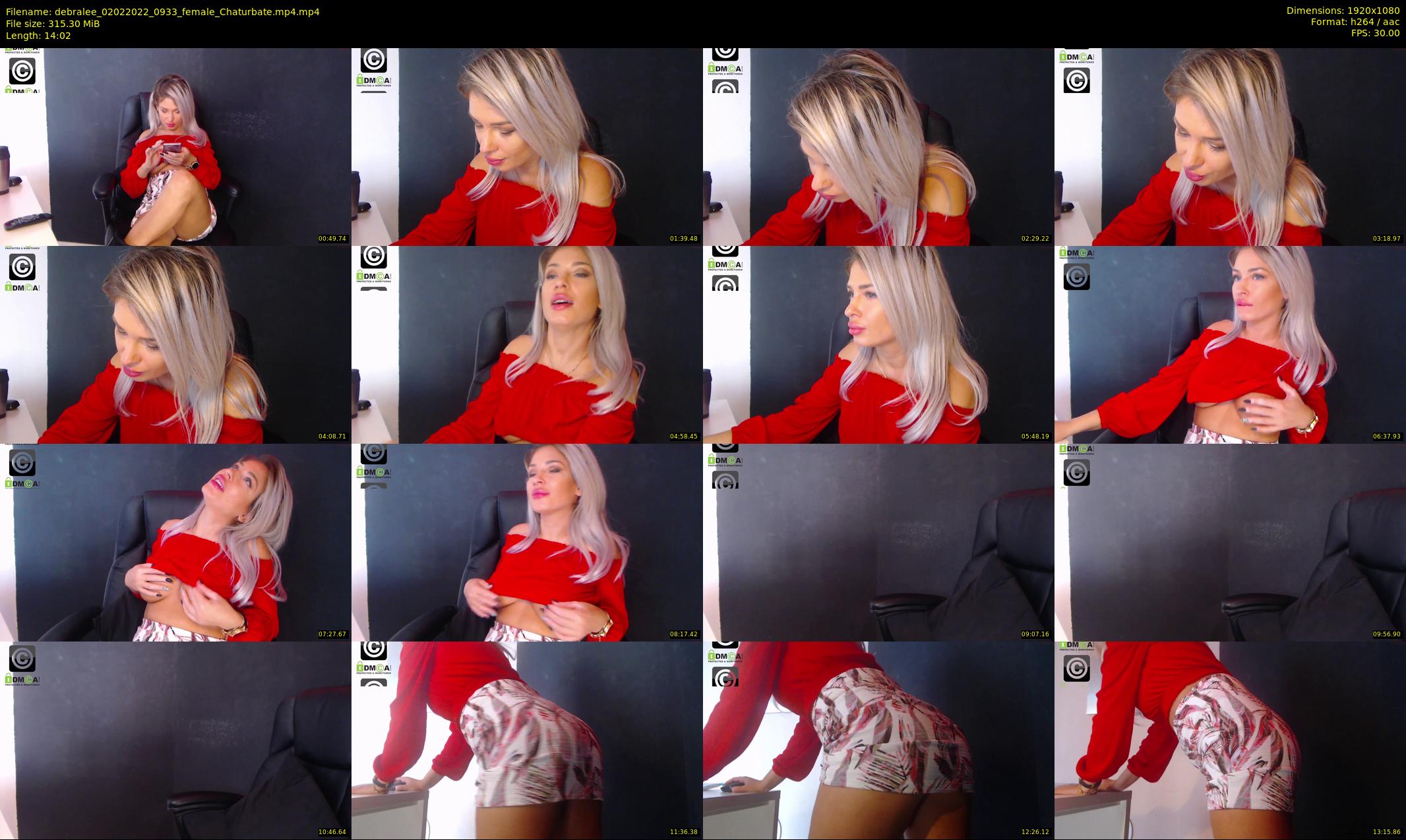 debralee — 15 minute Chaturbate female cam show recording, 1080p, Feb 2, 2022