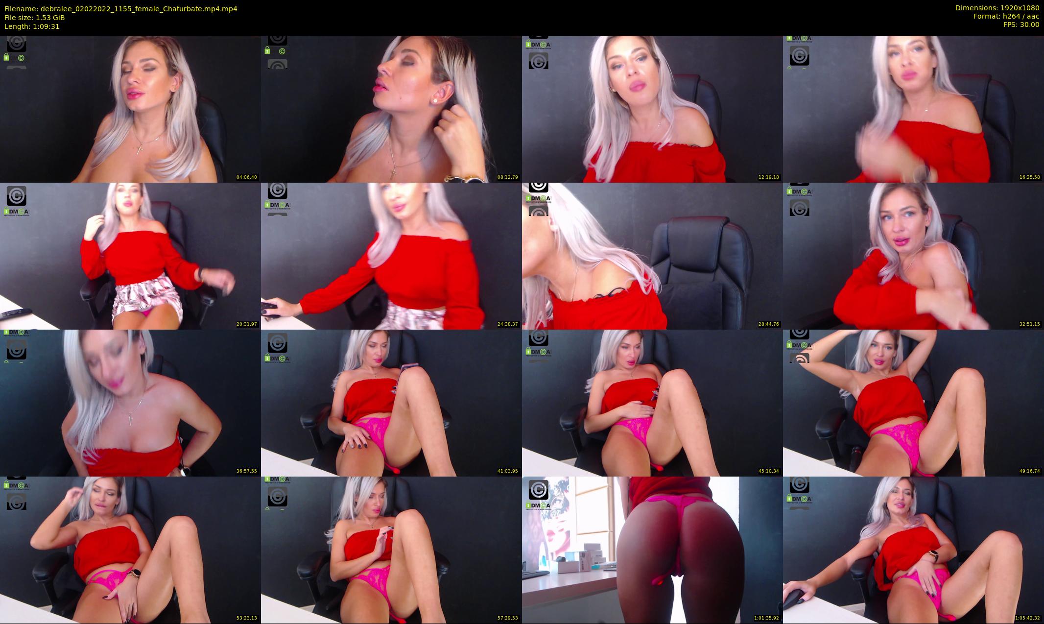 debralee — 70 minute Chaturbate female cam show recording, 1080p, Feb 2, 2022