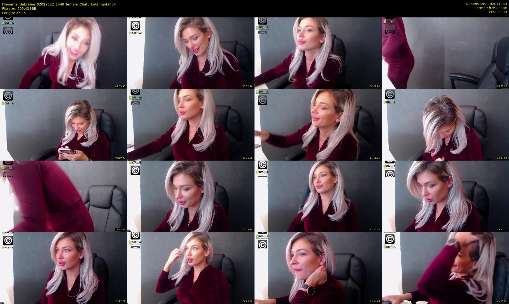 debralee — 28 minute Chaturbate female cam show recording, 1080p, Feb 2, 2022