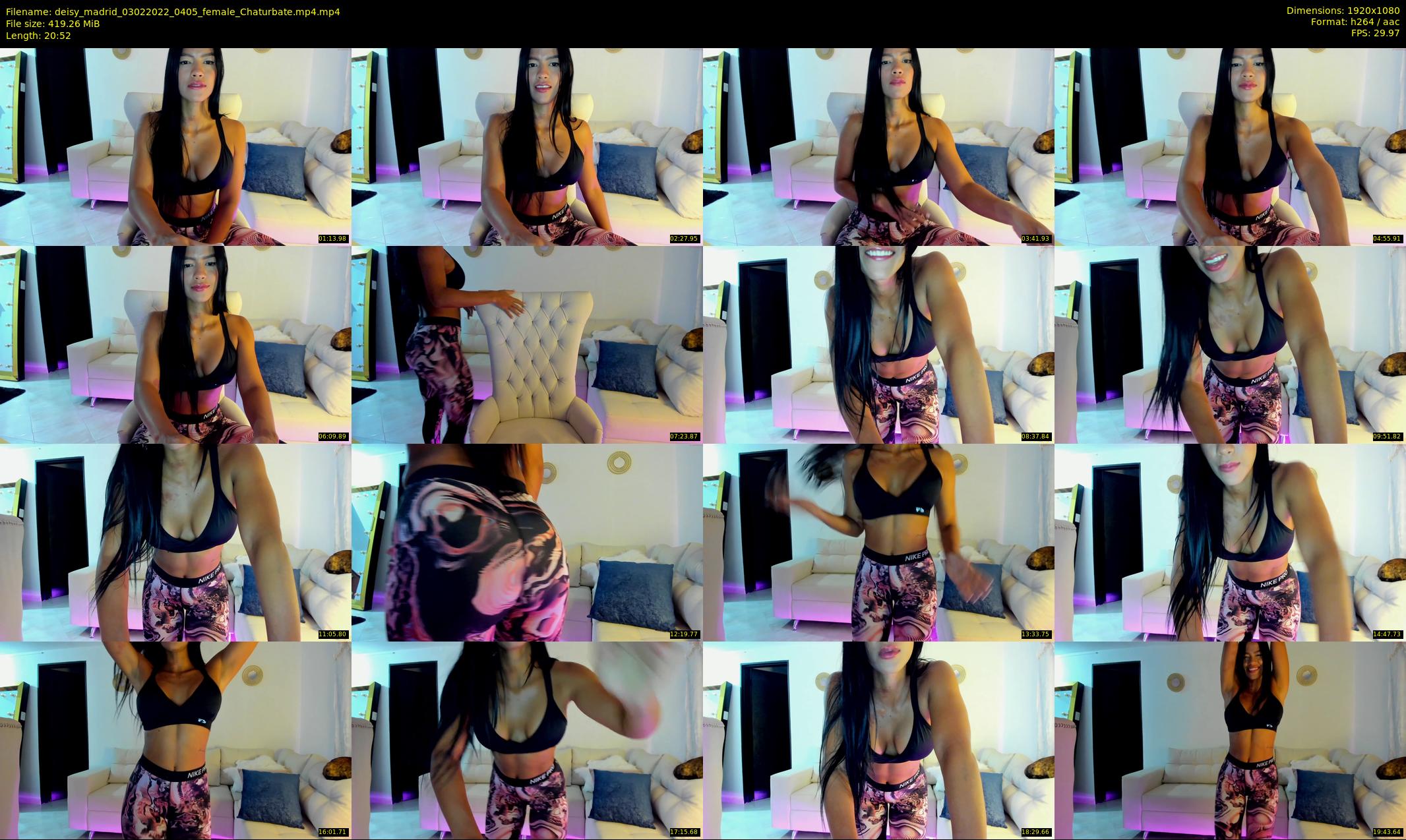 deisy_madrid — 21 minute Chaturbate female cam show recording, 1080p, Feb 3, 2022