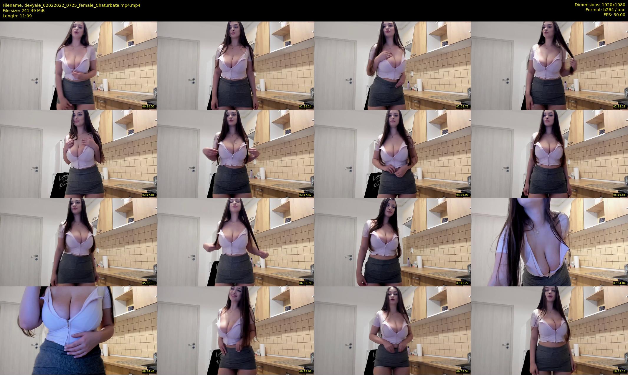 devyale — 12 minute Chaturbate female cam show recording, 1080p, Feb 2, 2022
