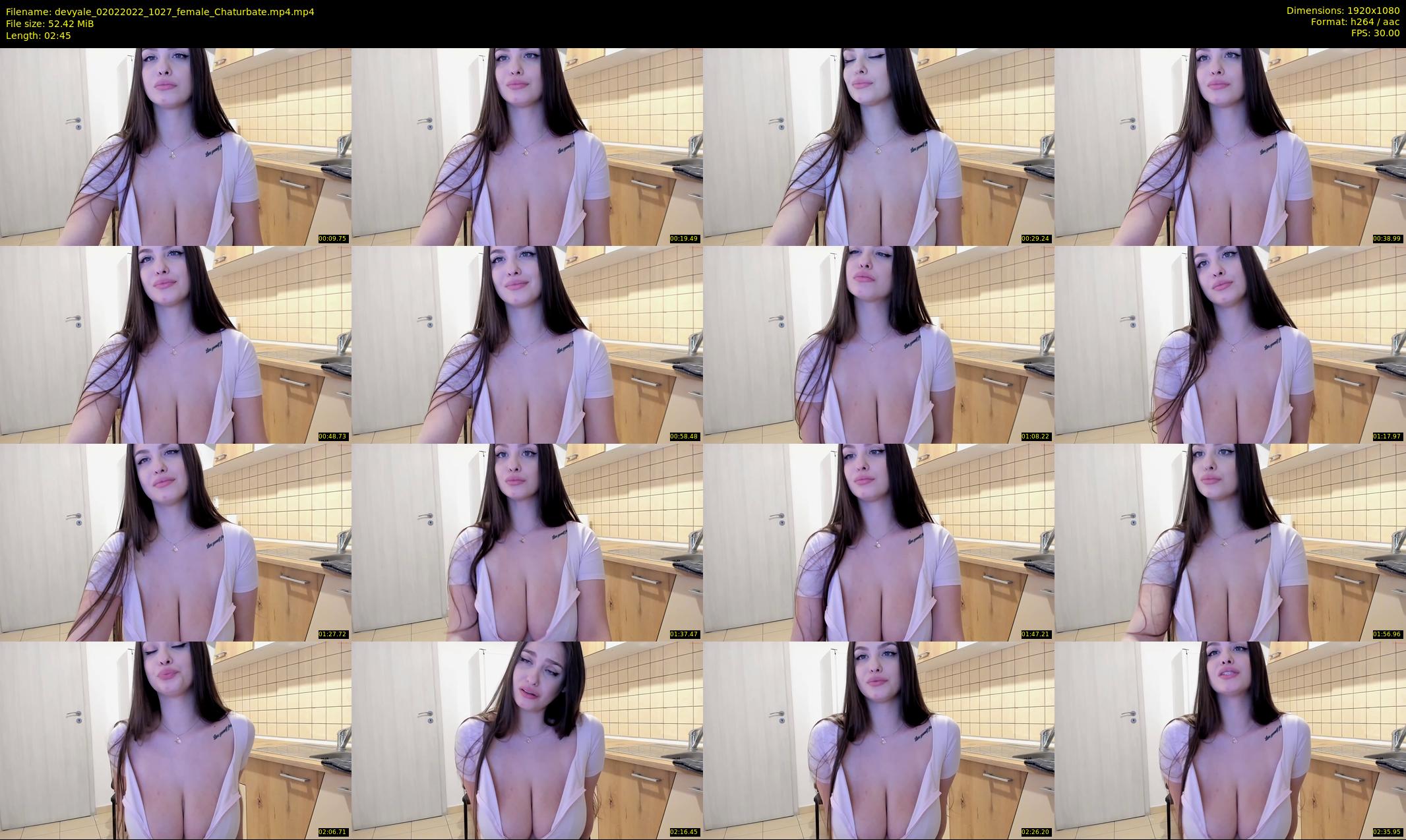 devyale — 3 minute Chaturbate female cam show recording, 1080p, Feb 2, 2022
