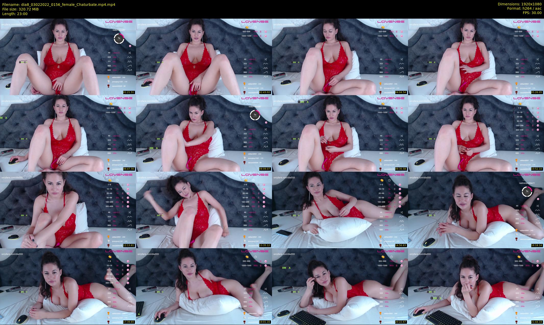 dia8 — 23 minute Chaturbate female cam show recording, 1080p, Feb 3, 2022