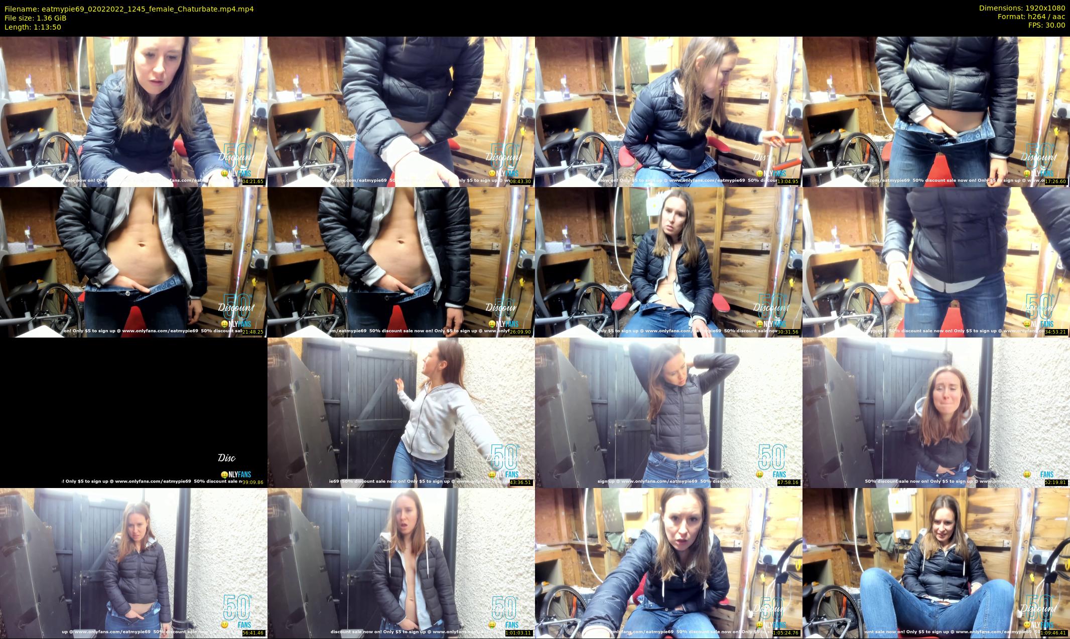 eatmypie69 — 74 minute Chaturbate female cam show recording, 1080p, Feb 2, 2022