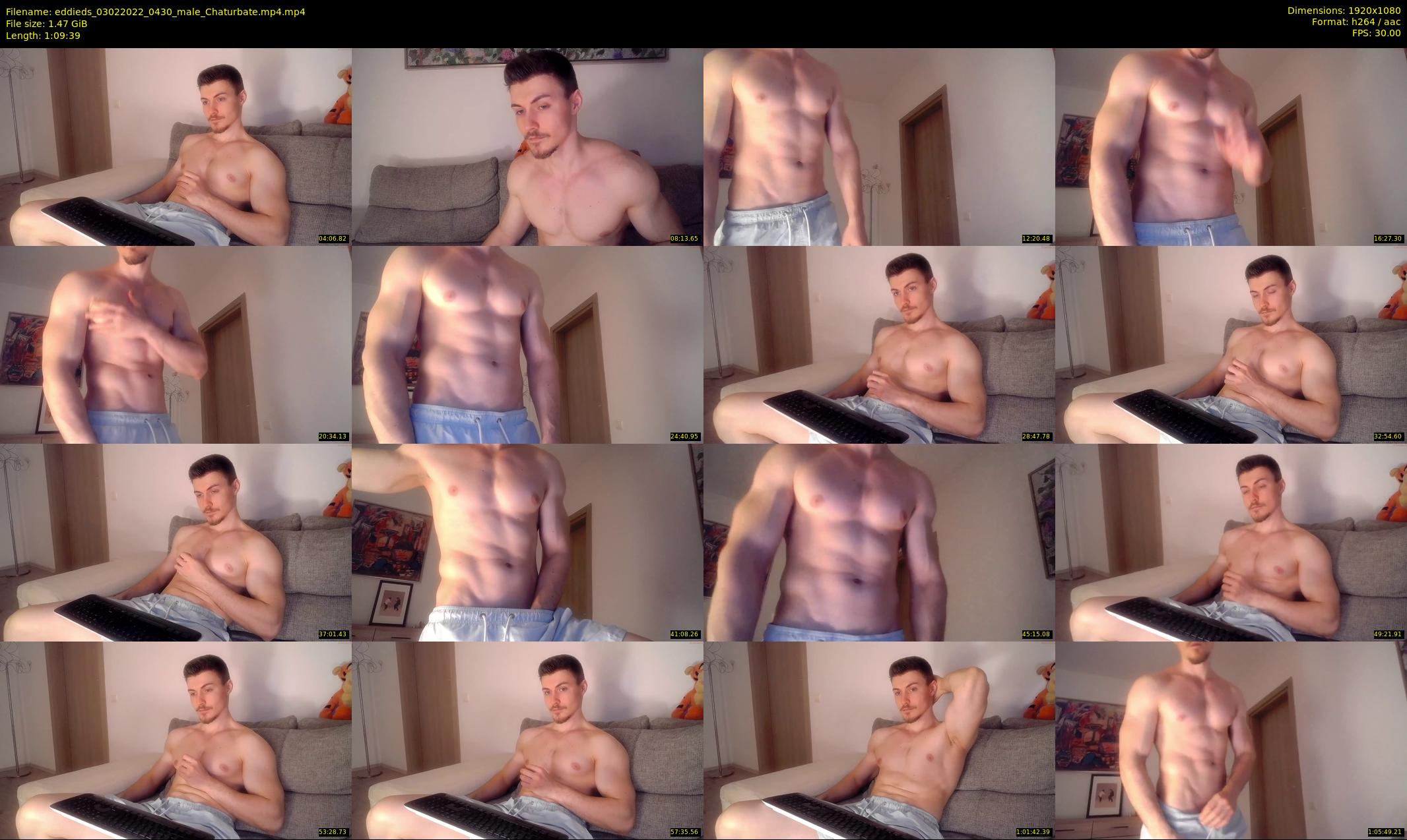 eddieds — 70 minute Chaturbate male cam show recording, 1080p, Feb 3, 2022