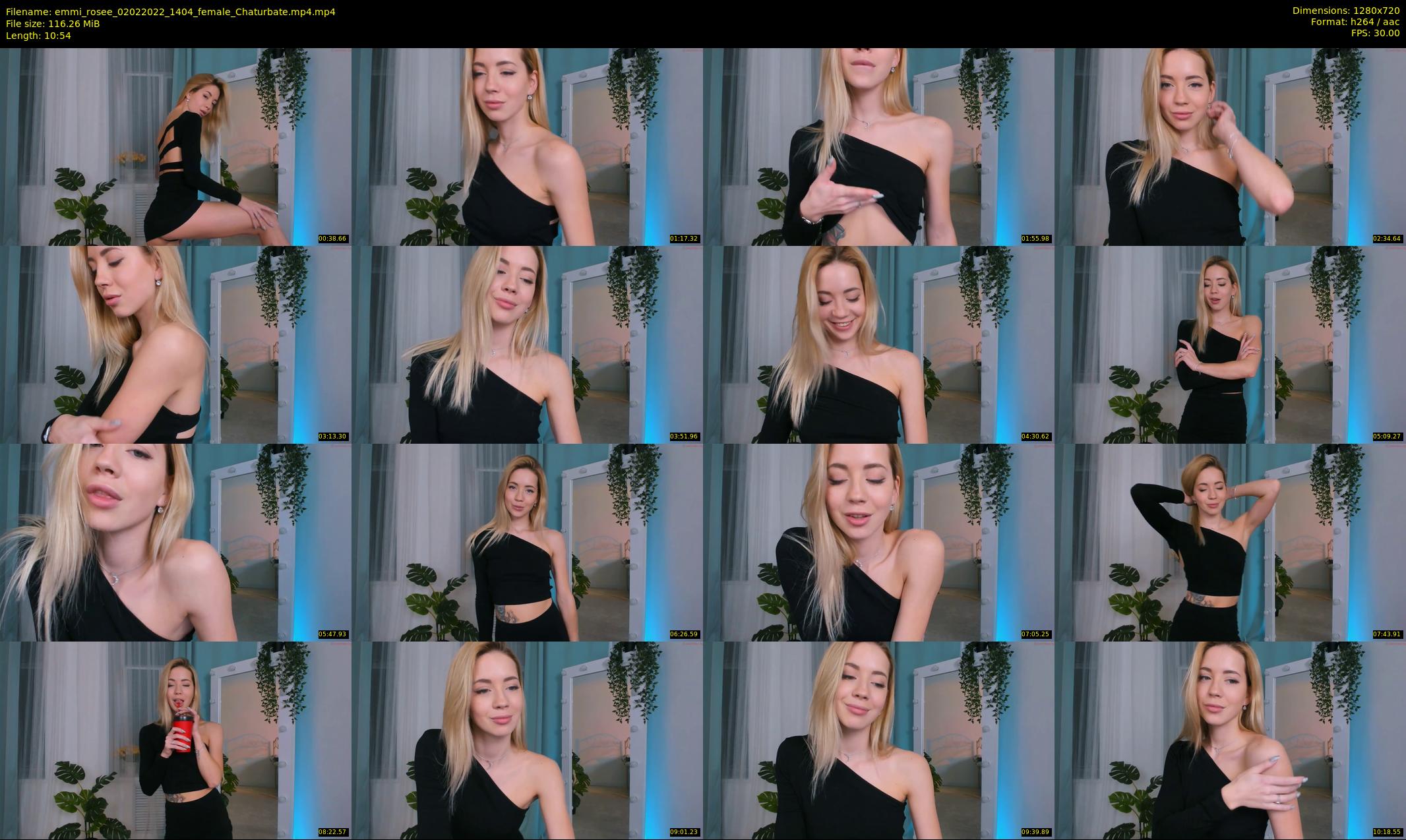 emmi_rosee — 11 minute Chaturbate female cam show recording, 720p, Feb 2, 2022
