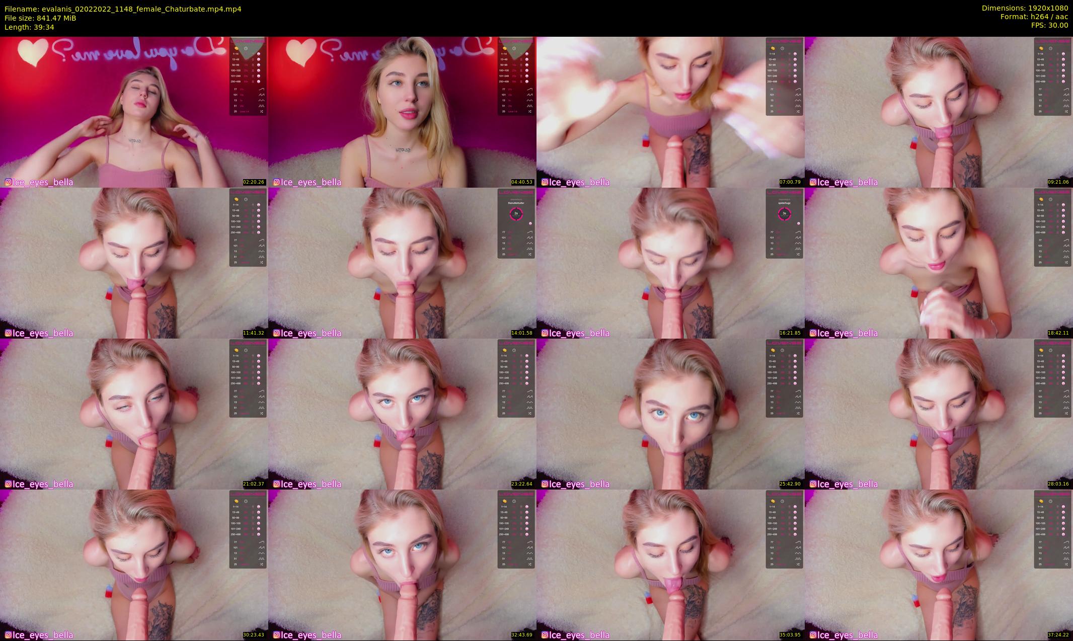 evalanis — 40 minute Chaturbate couple cam show recording, 1080p, Feb 2, 2022