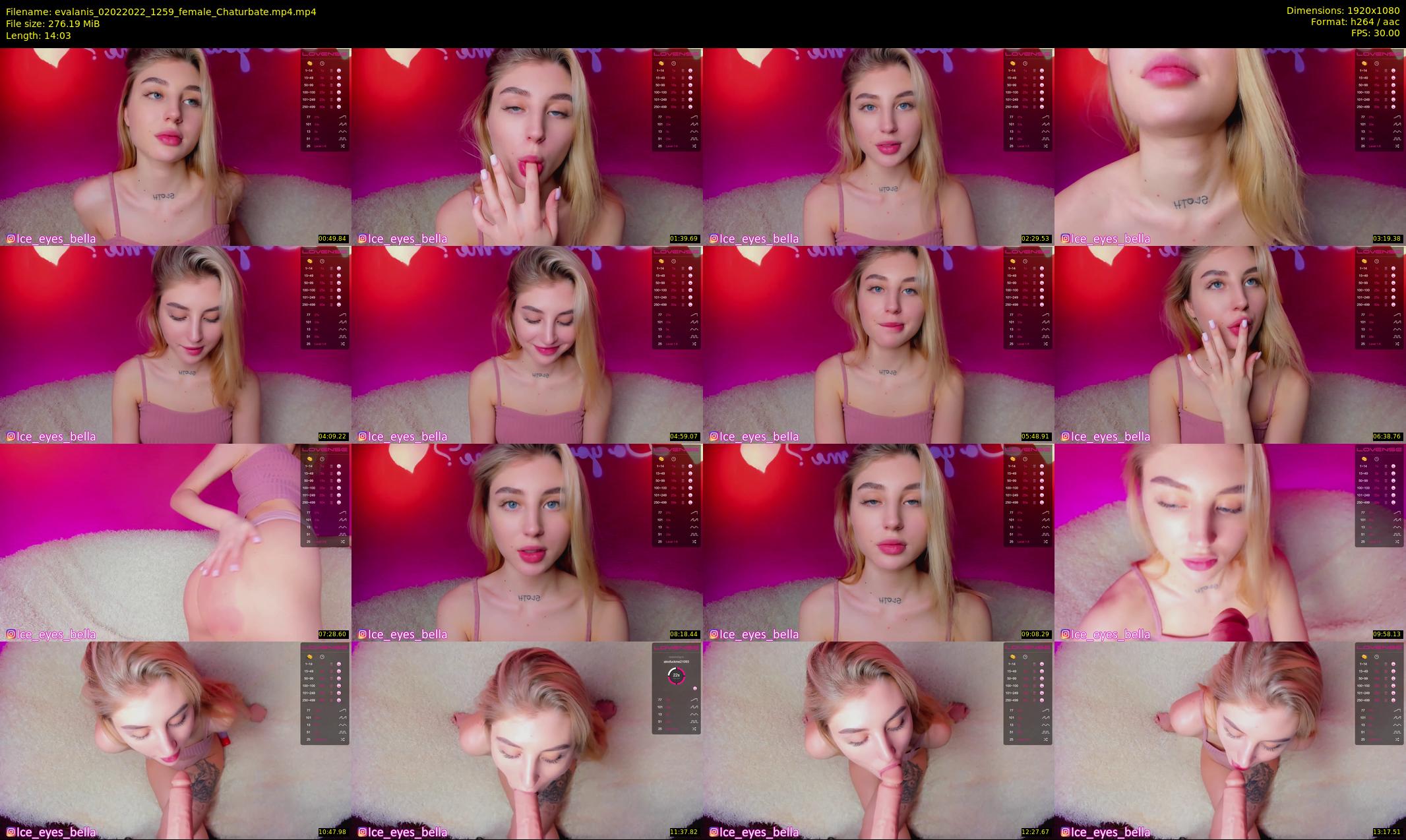 evalanis — 15 minute Chaturbate couple cam show recording, 1080p, Feb 2, 2022