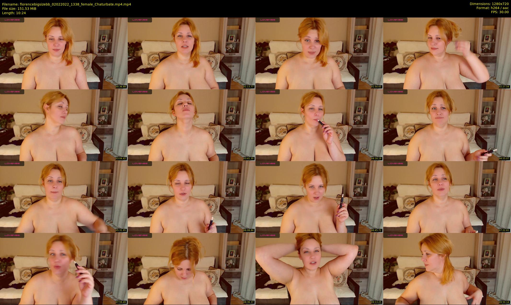 florencebigsizebb — 11 minute Chaturbate female cam show recording, 720p, Feb 2, 2022
