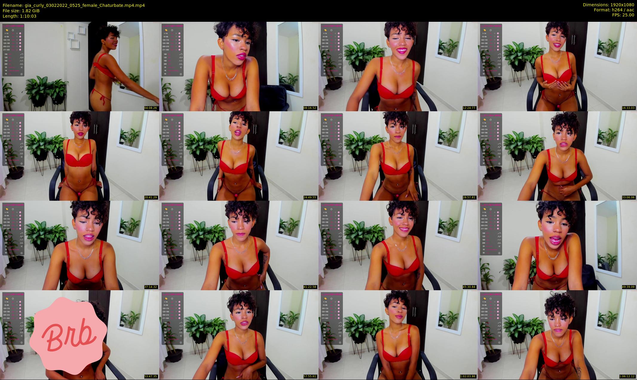 gia_curly — 71 minute Chaturbate female cam show recording, 1080p, Feb 3, 2022