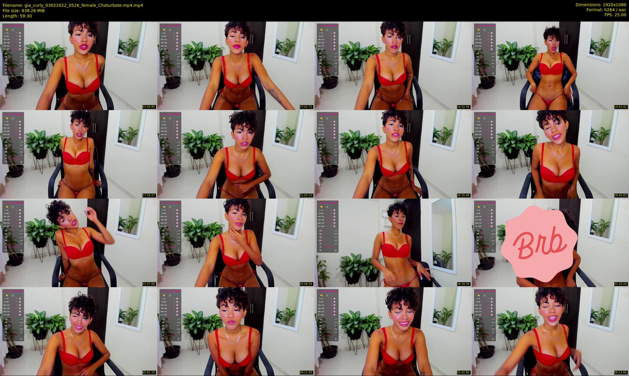 gia_curly — 60 minute Chaturbate female cam show recording, 1080p, Feb 3, 2022