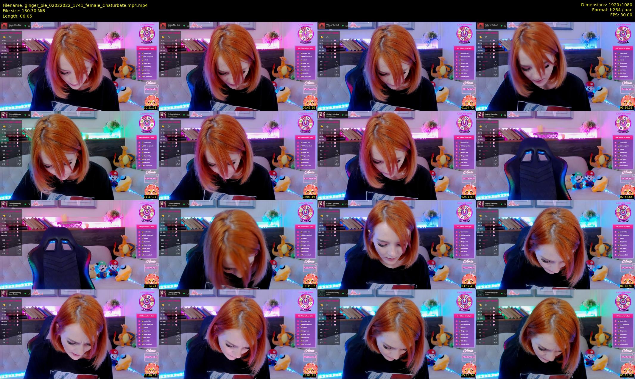 ginger_pie — 7 minute Chaturbate female cam show recording, 1080p, Feb 2, 2022
