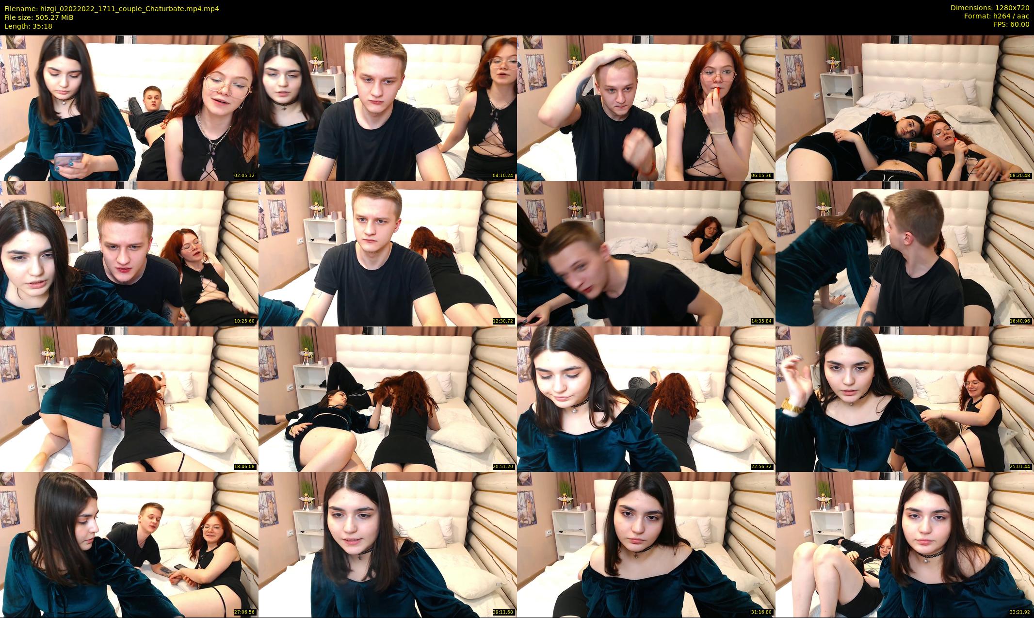 hizgi — 36 minute Chaturbate couple cam show recording, 720p, Feb 2, 2022
