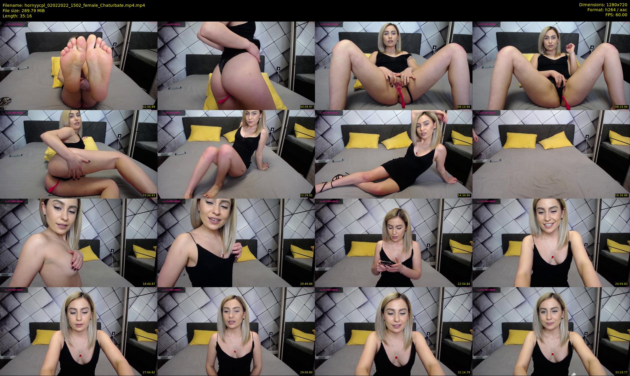 hornyycpl — 36 minute Chaturbate couple cam show recording, 720p, Feb 2, 2022