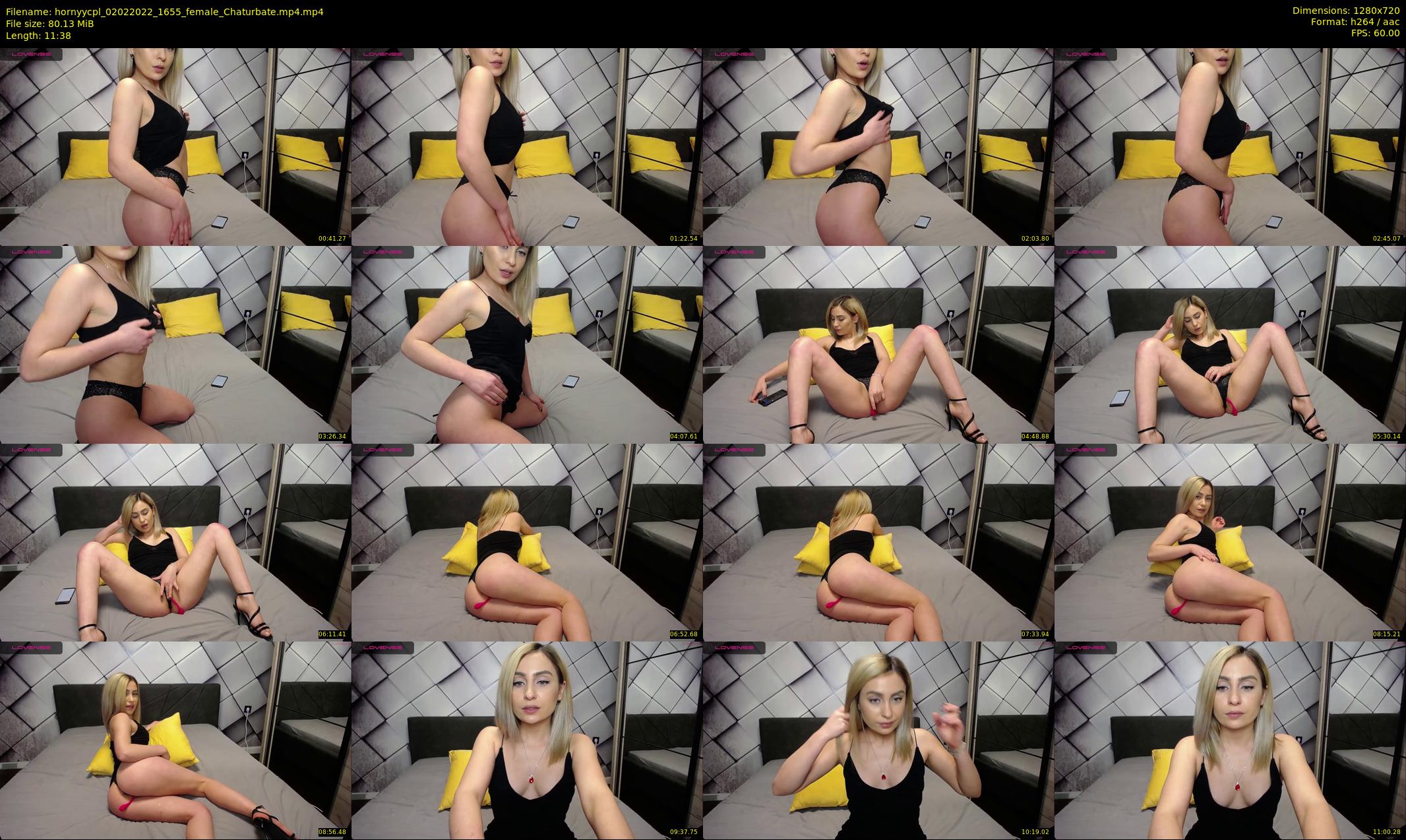 hornyycpl — 12 minute Chaturbate couple cam show recording, 720p, Feb 2, 2022