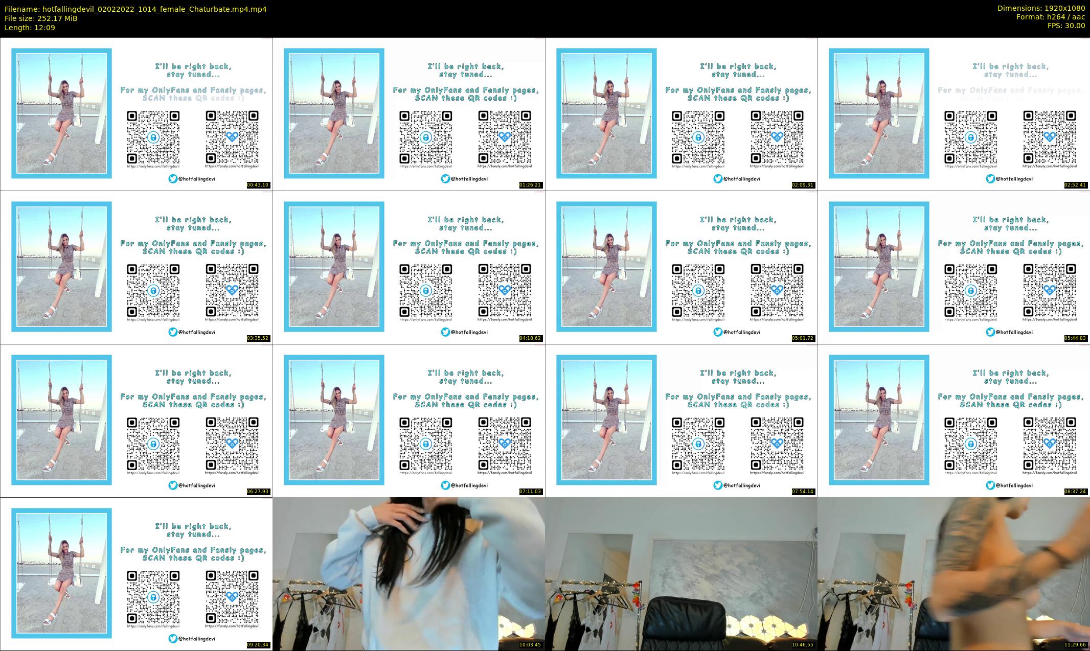 hotfallingdevil — 13 minute Chaturbate female cam show recording, 1080p, Feb 2, 2022