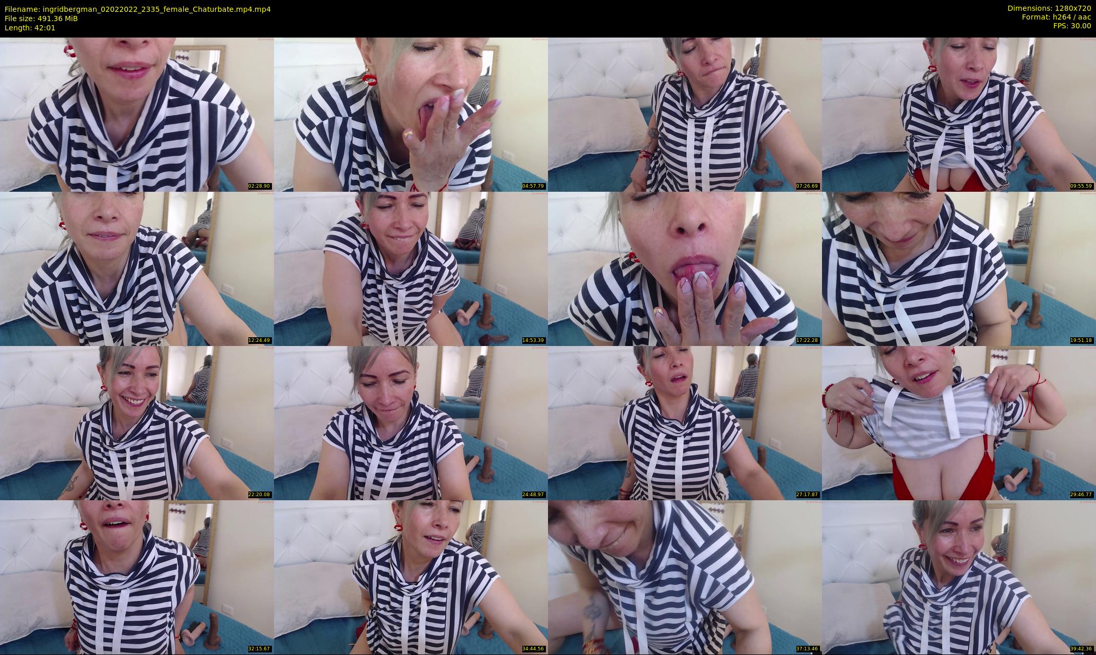 ingridbergman — 43 minute Chaturbate female cam show recording, 720p, Feb 2, 2022