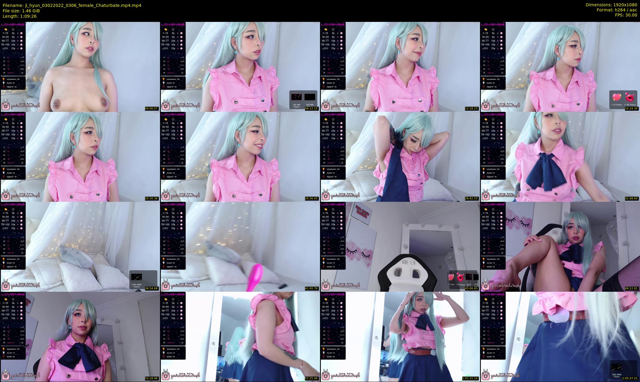 ji_hyun — 70 minute Chaturbate female cam show recording, 1080p, Feb 3, 2022