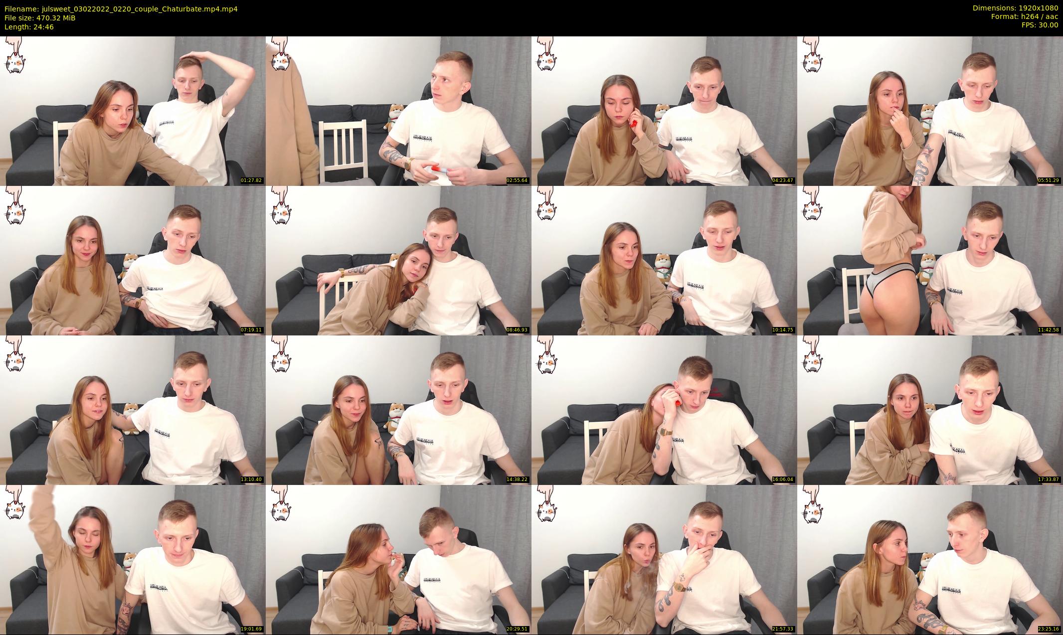julsweet — 25 minute Chaturbate male cam show recording, 1080p, Feb 3, 2022