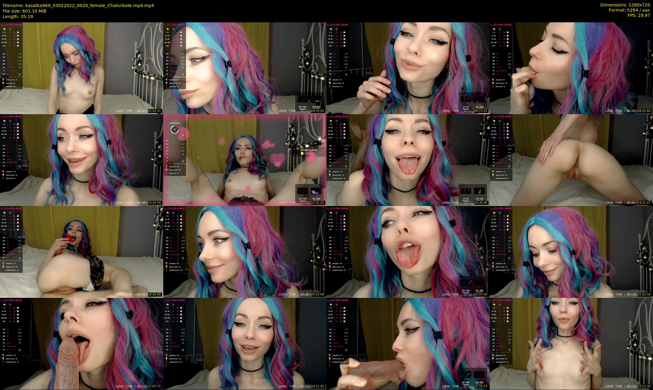 kasatka969 — 36 minute Chaturbate female cam show recording, 720p, Feb 3, 2022