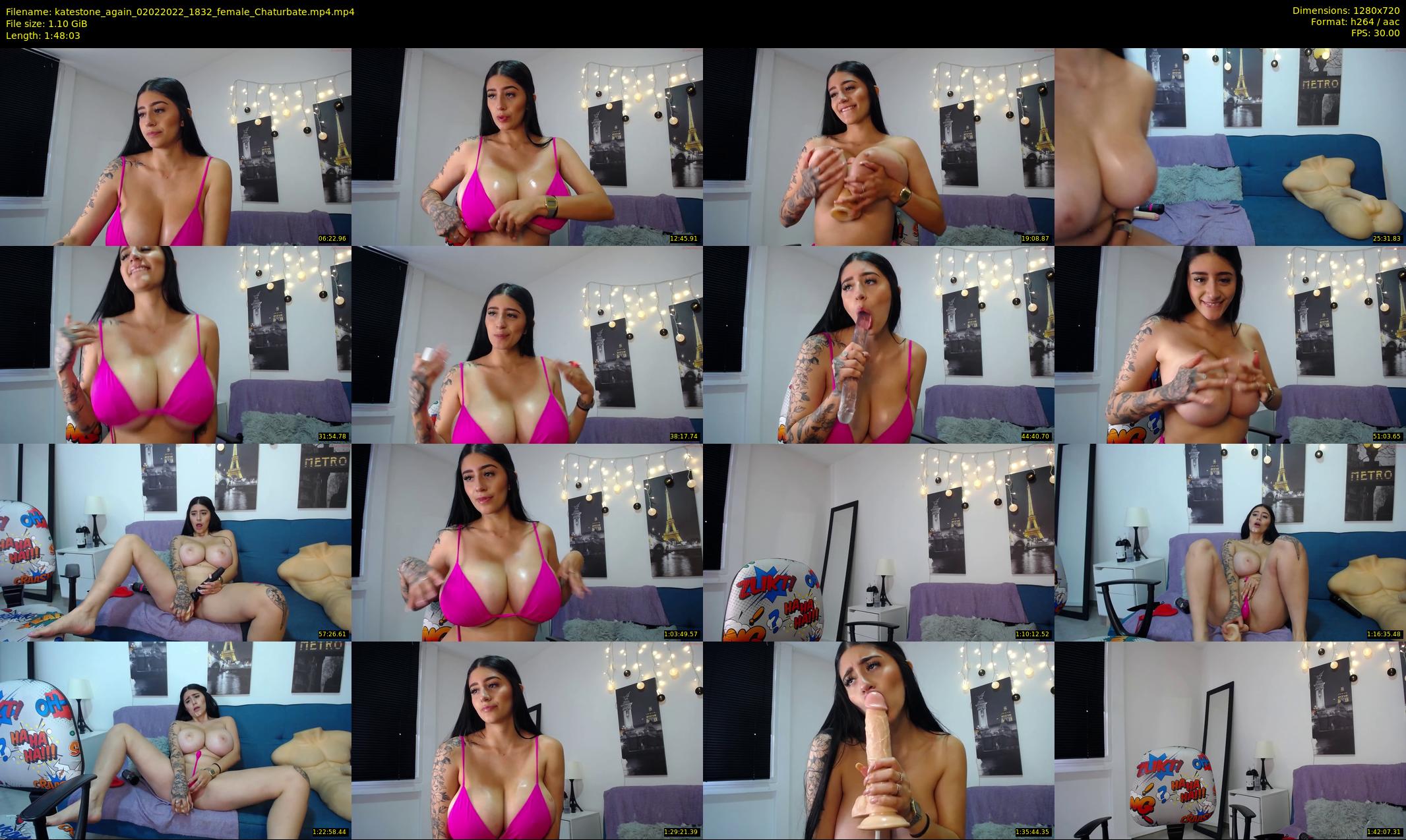 katestone_again — 109 minute Chaturbate female cam show recording, 720p, Feb 2, 2022