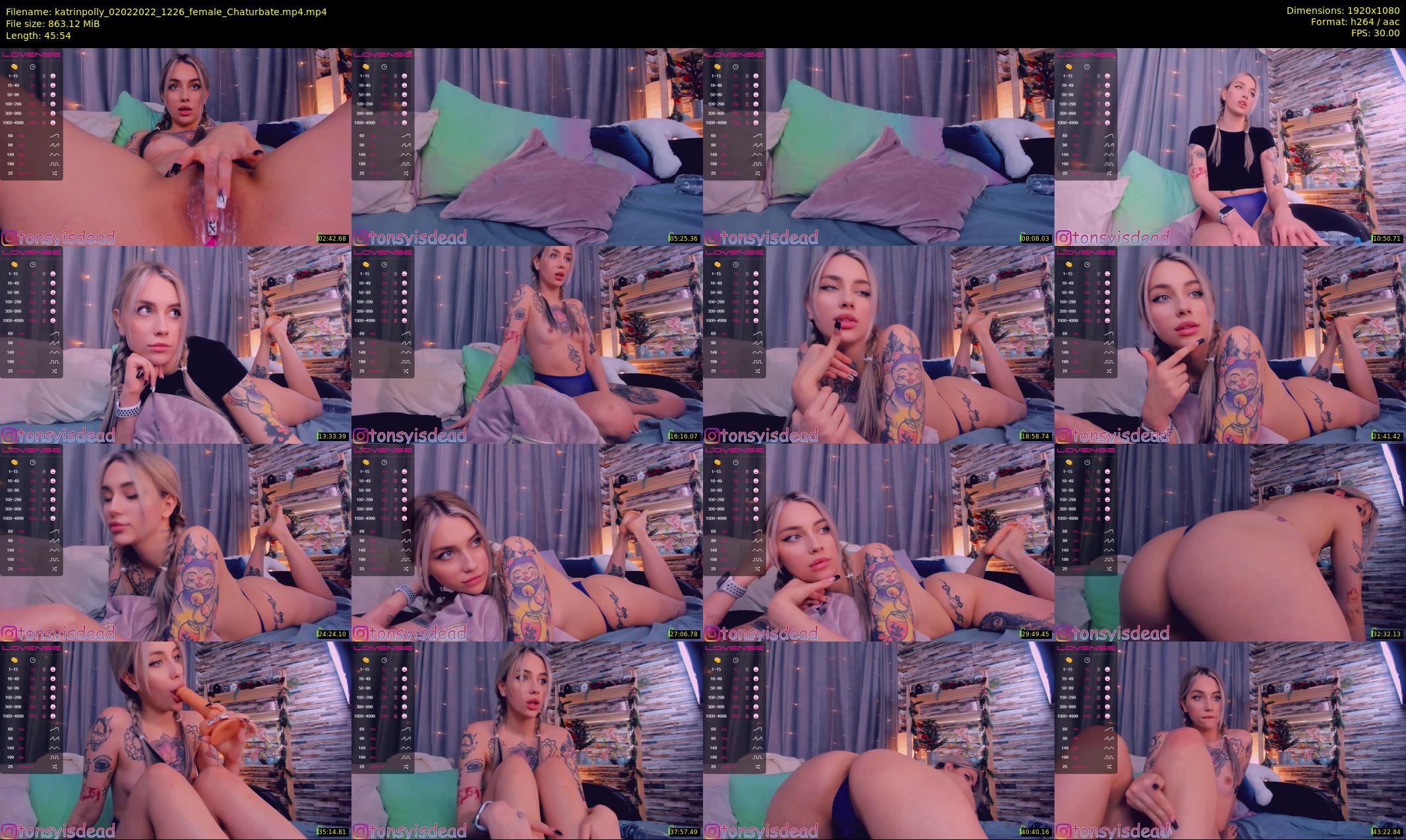 katrinpolly — 46 minute Chaturbate couple cam show recording, 1080p, Feb 2, 2022