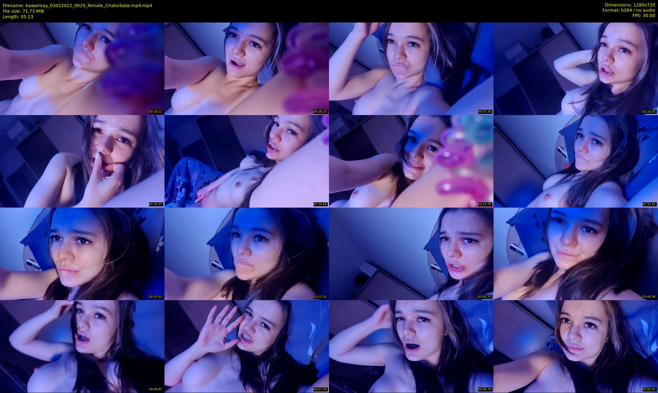 kawaimay — 6 minute Chaturbate female cam show recording, 720p, Feb 3, 2022