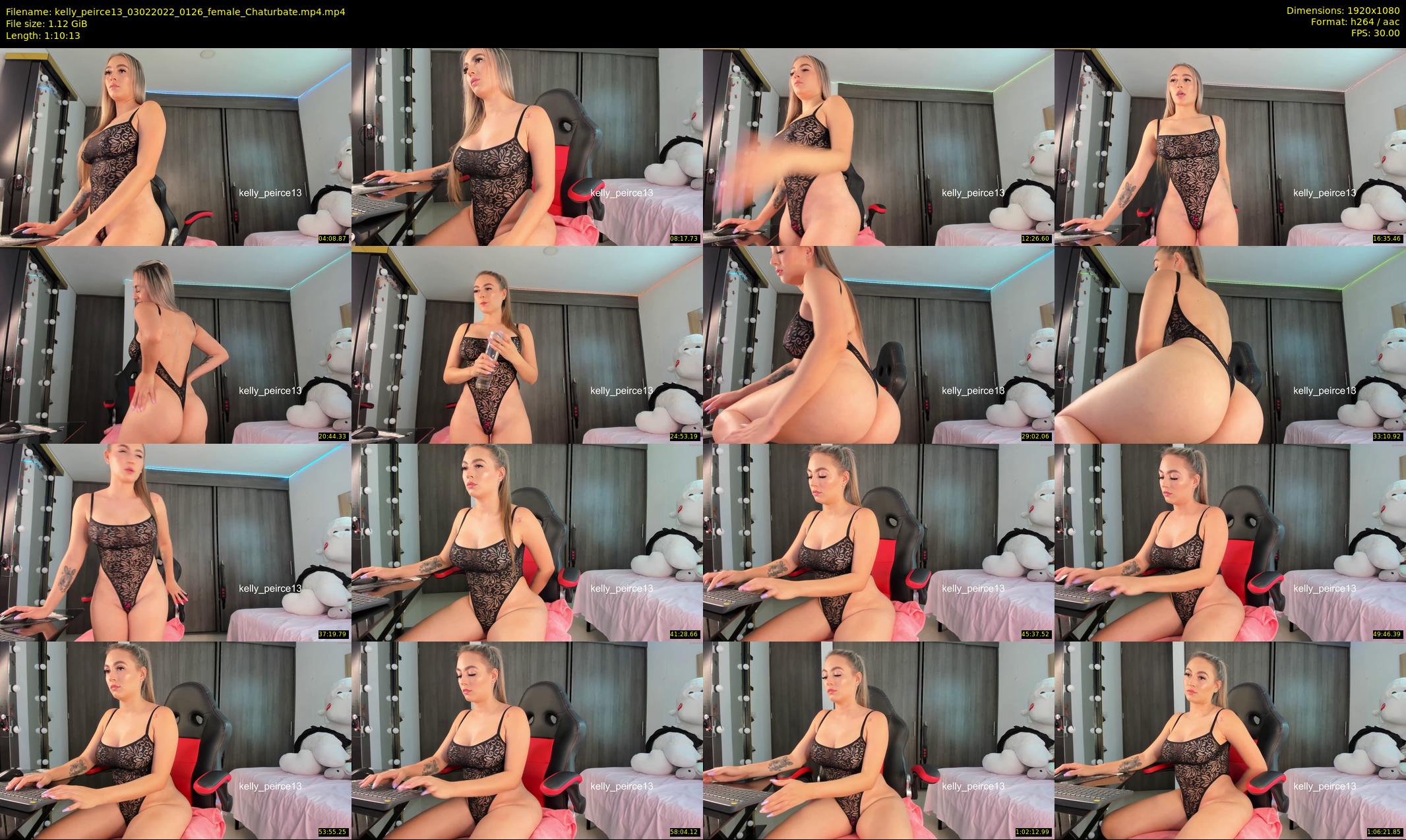 kelly_peirce13 — 71 minute Chaturbate female cam show recording, 1080p, Feb 3, 2022