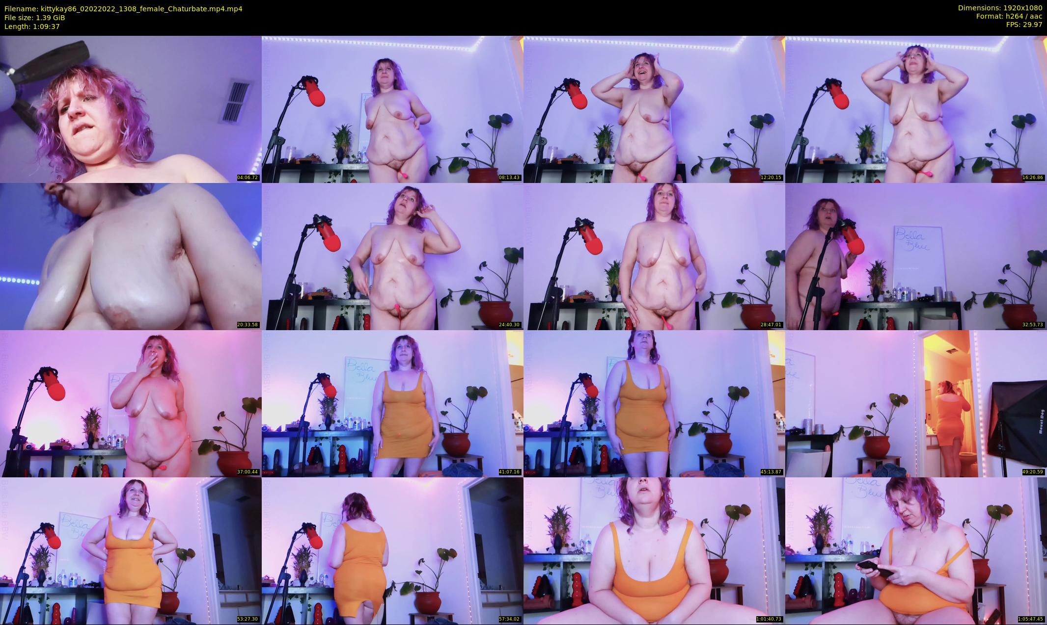 kittykay86 — 70 minute Chaturbate female cam show recording, 1080p, Feb 2, 2022