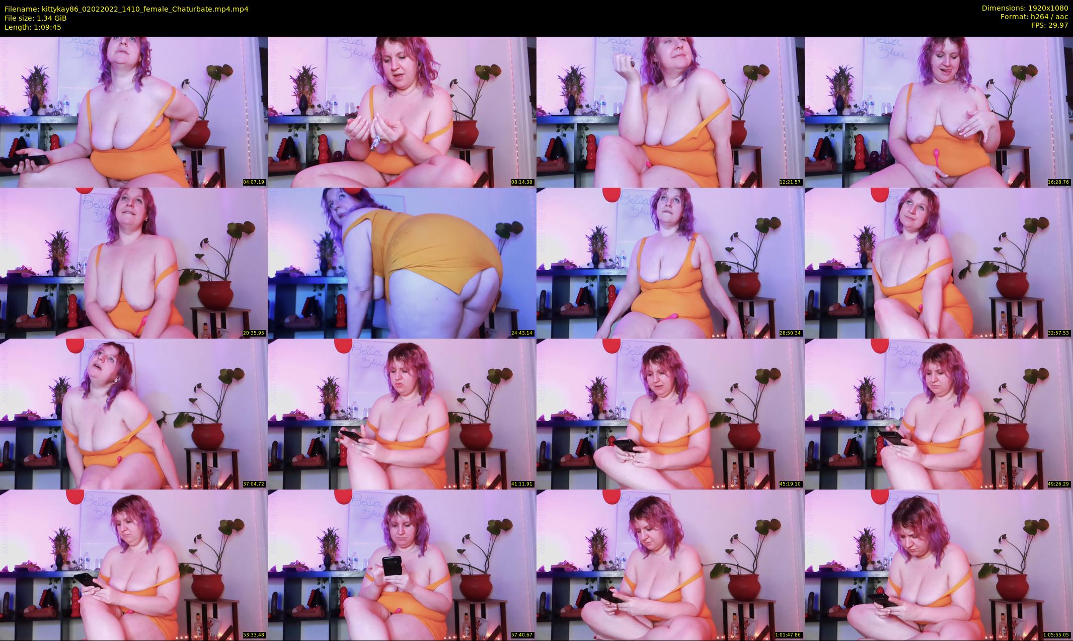 kittykay86 — 70 minute Chaturbate female cam show recording, 1080p, Feb 2, 2022