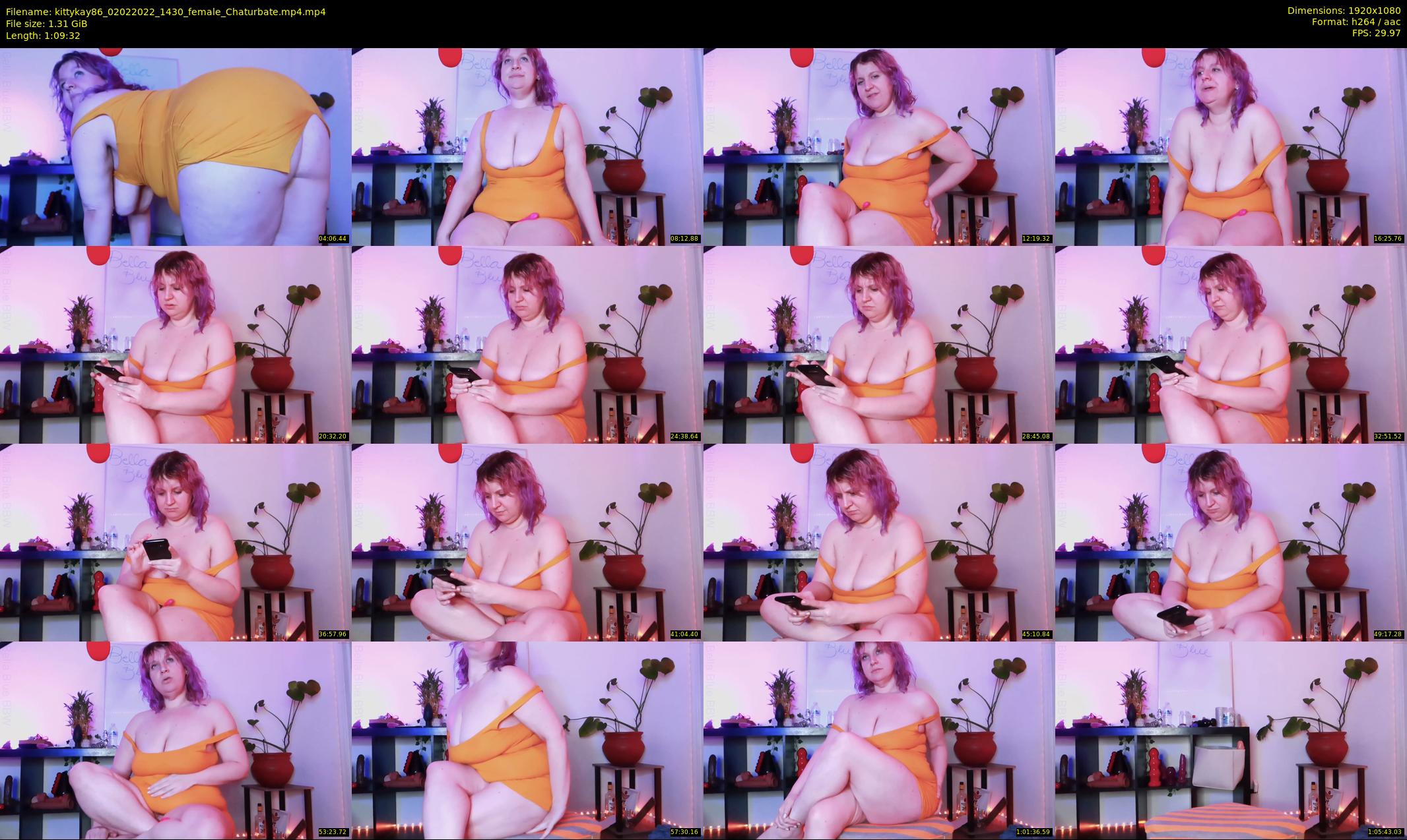 kittykay86 — 70 minute Chaturbate female cam show recording, 1080p, Feb 2, 2022